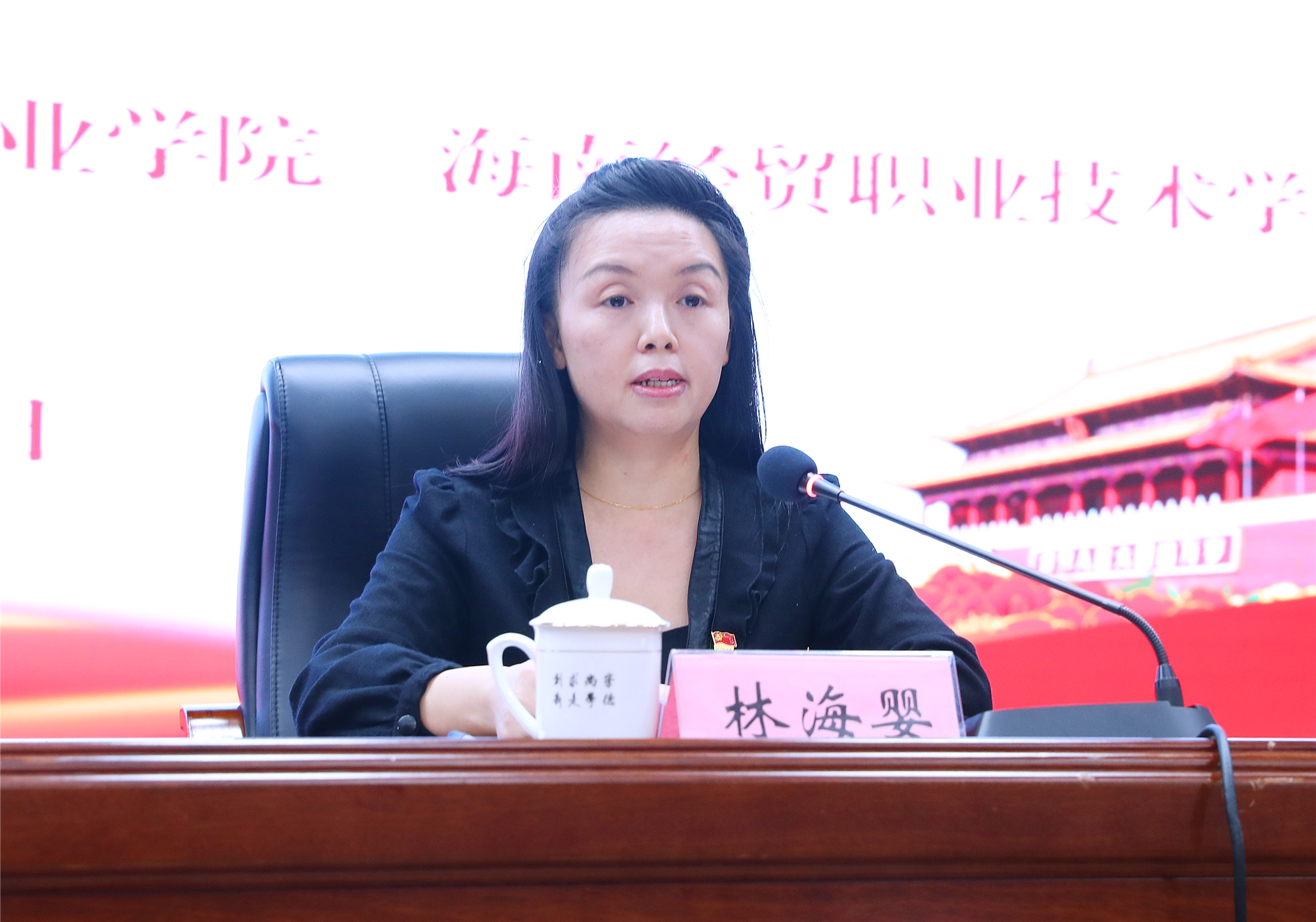 省委第二批“不忘初心、牢记使命”主题教育第九巡回指导组海口片区高校总结大会在我校召开