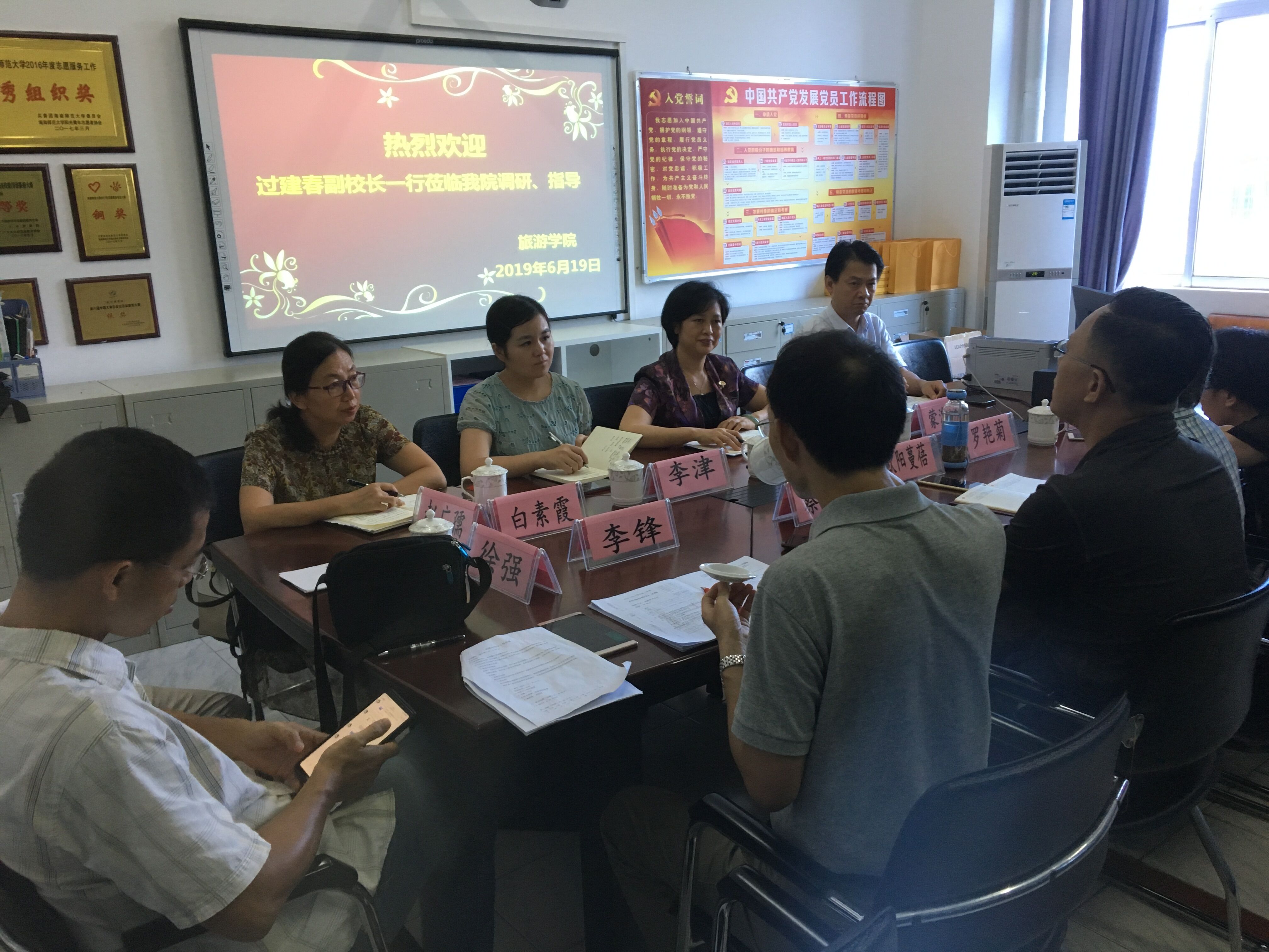 校领导到各学院调研安全工作