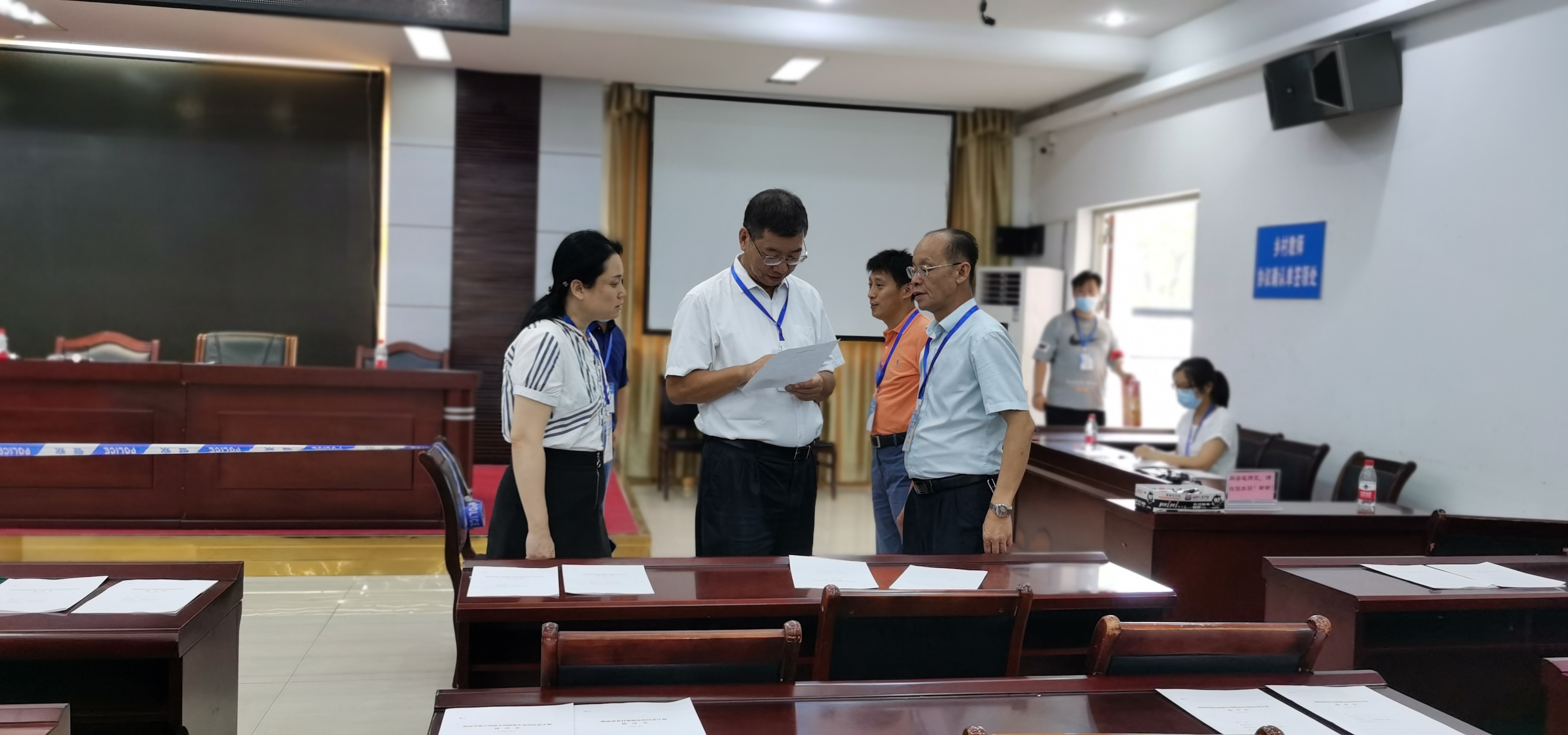 林强巡查我校2021年乡村教师定向公培生面试现场