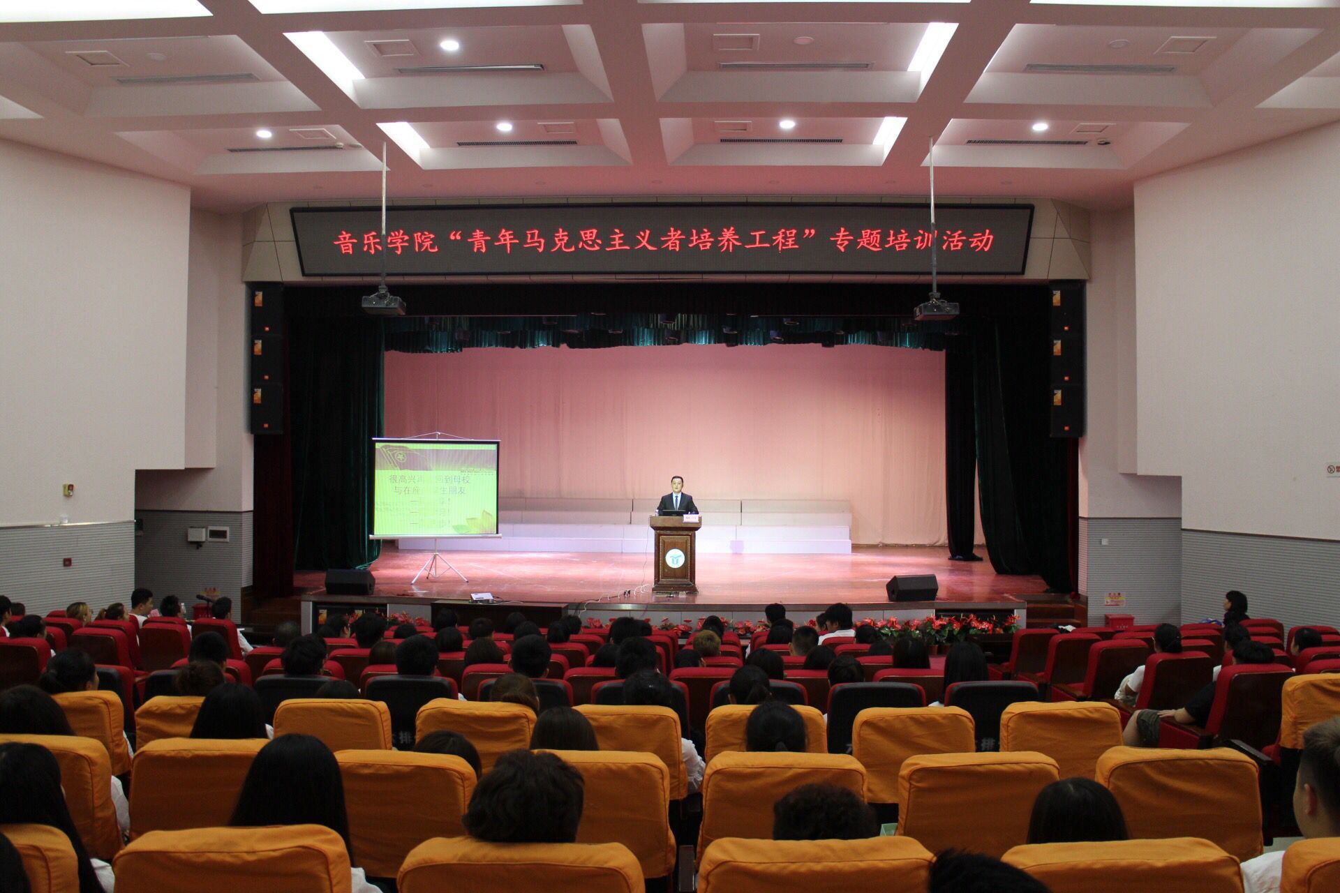 音乐学院召开“青年马克思主义者培养工程”专题培训活动