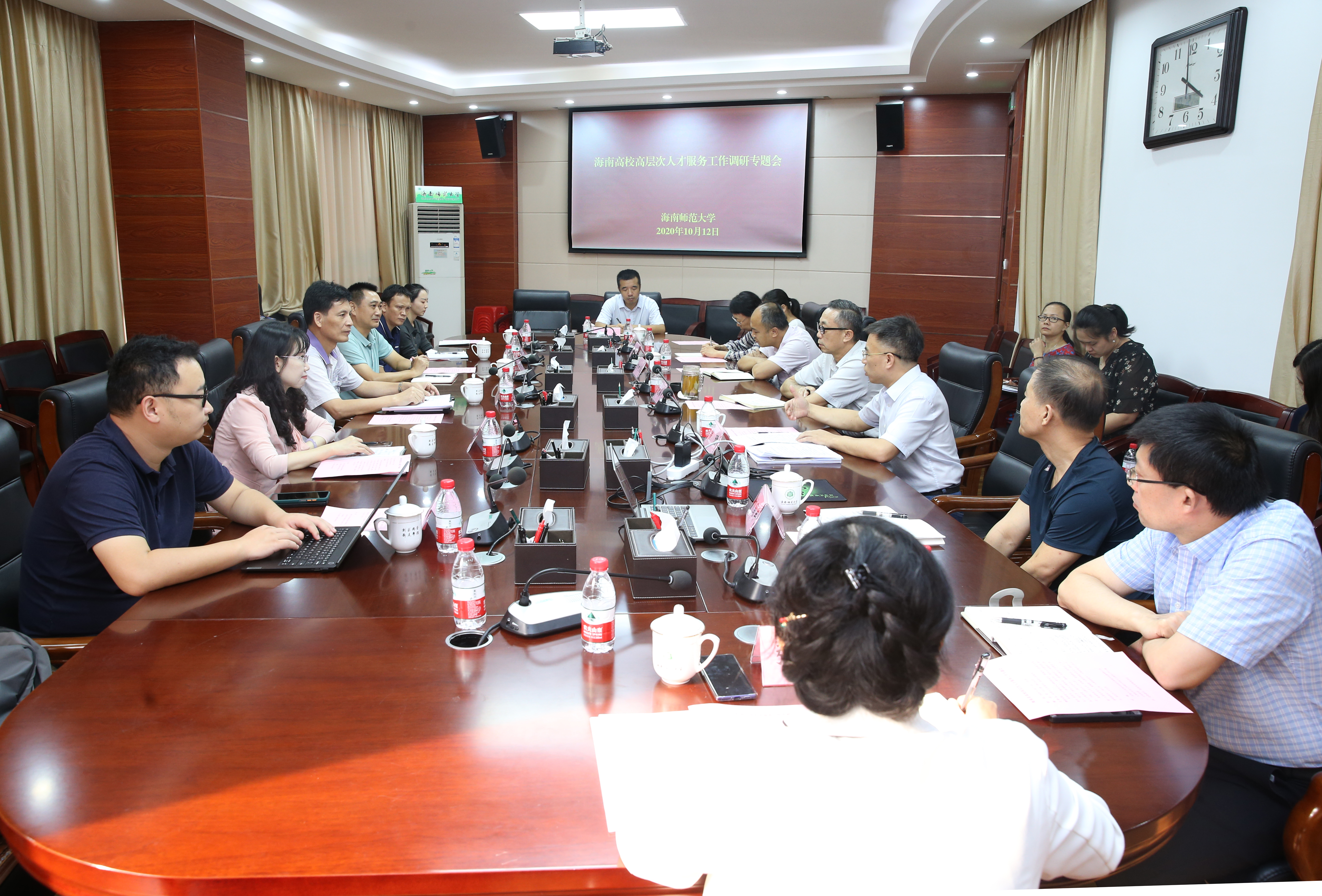 省委人才发展局、省人才服务中心联合调研组到我校专题调研