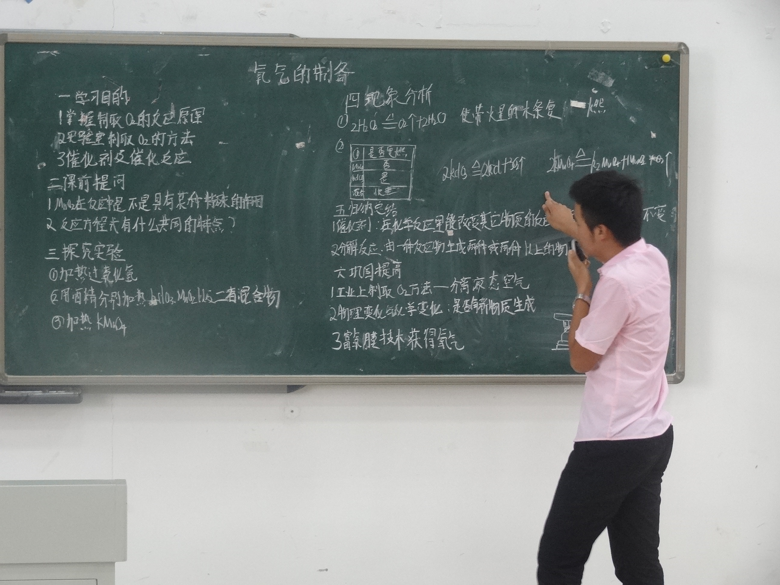 青春正能量，领航新未来――化学与化工学院教师技能大赛之板书比赛