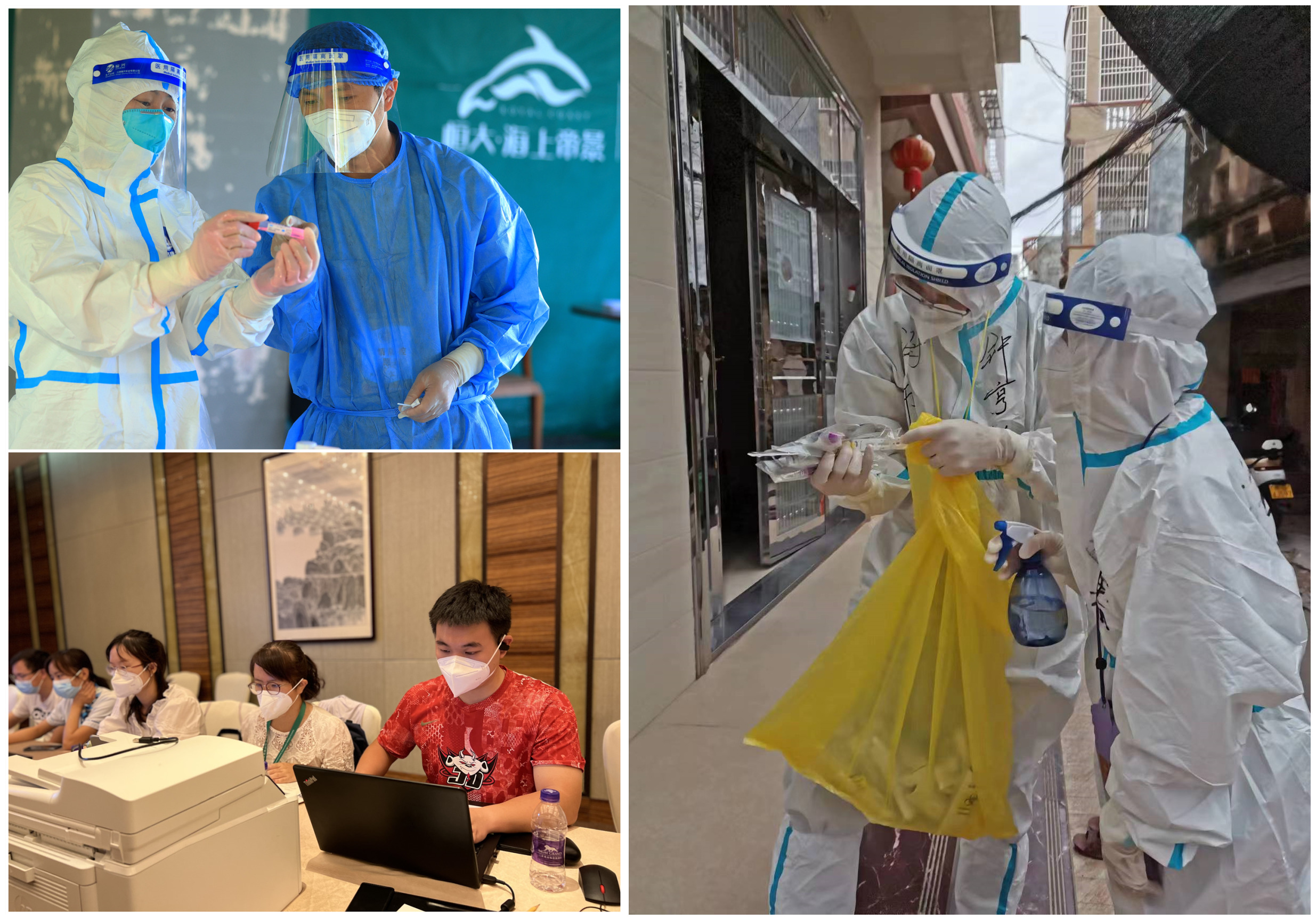 党徽闪耀，抗疫同行――海南师范大学外国语学院教师奔赴抗疫一线