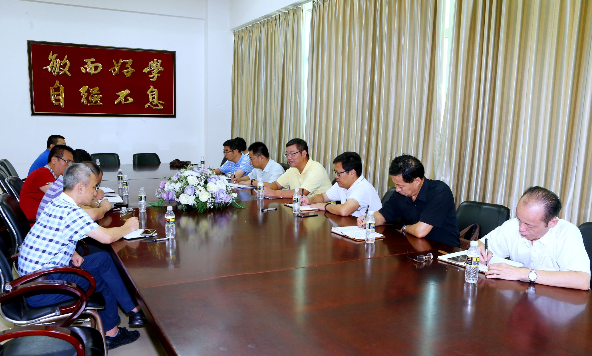 林强校长到附中检查指导高考考点工作