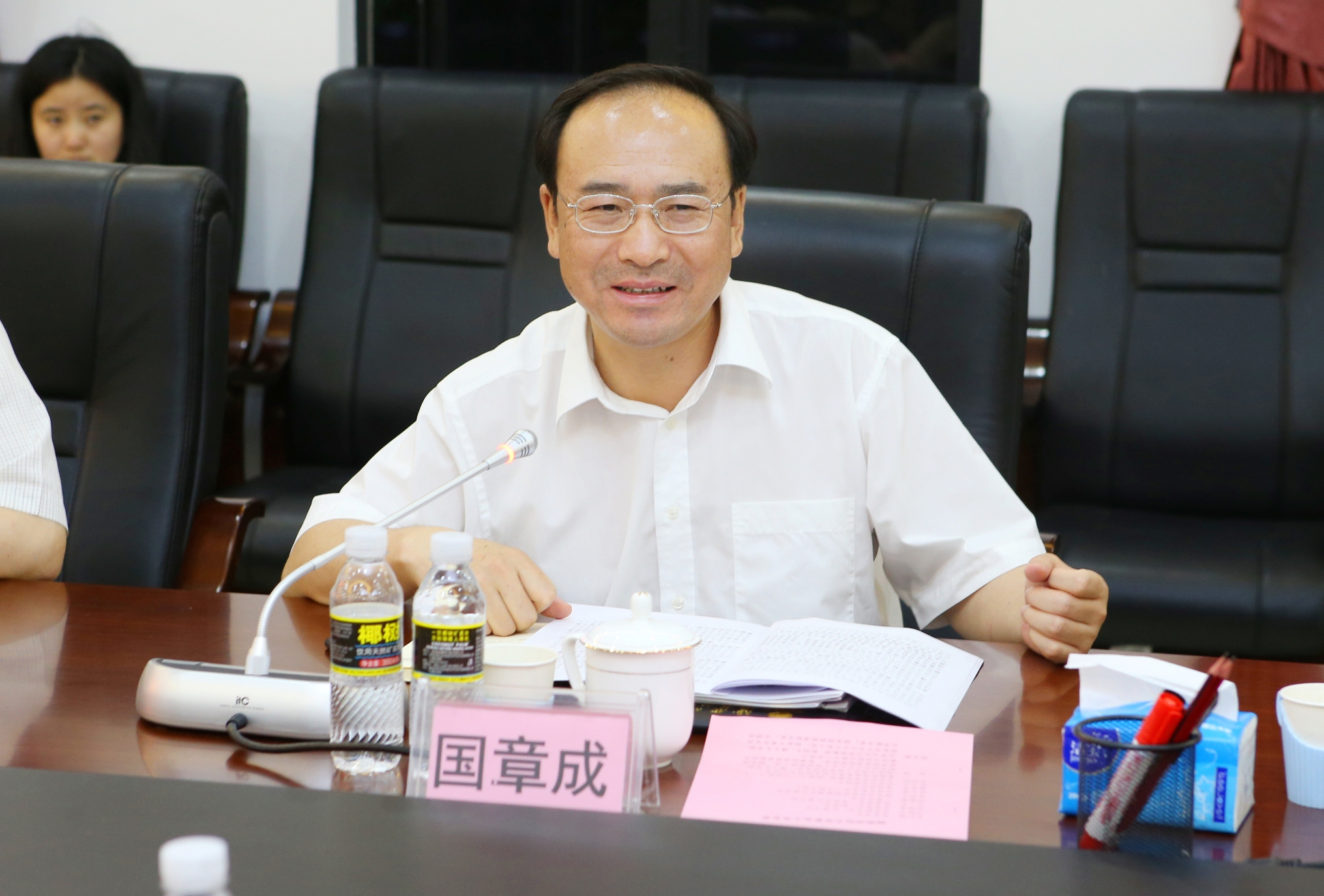省科技厅国章成到我校调研 拟研究出台一对一扶持发展政策