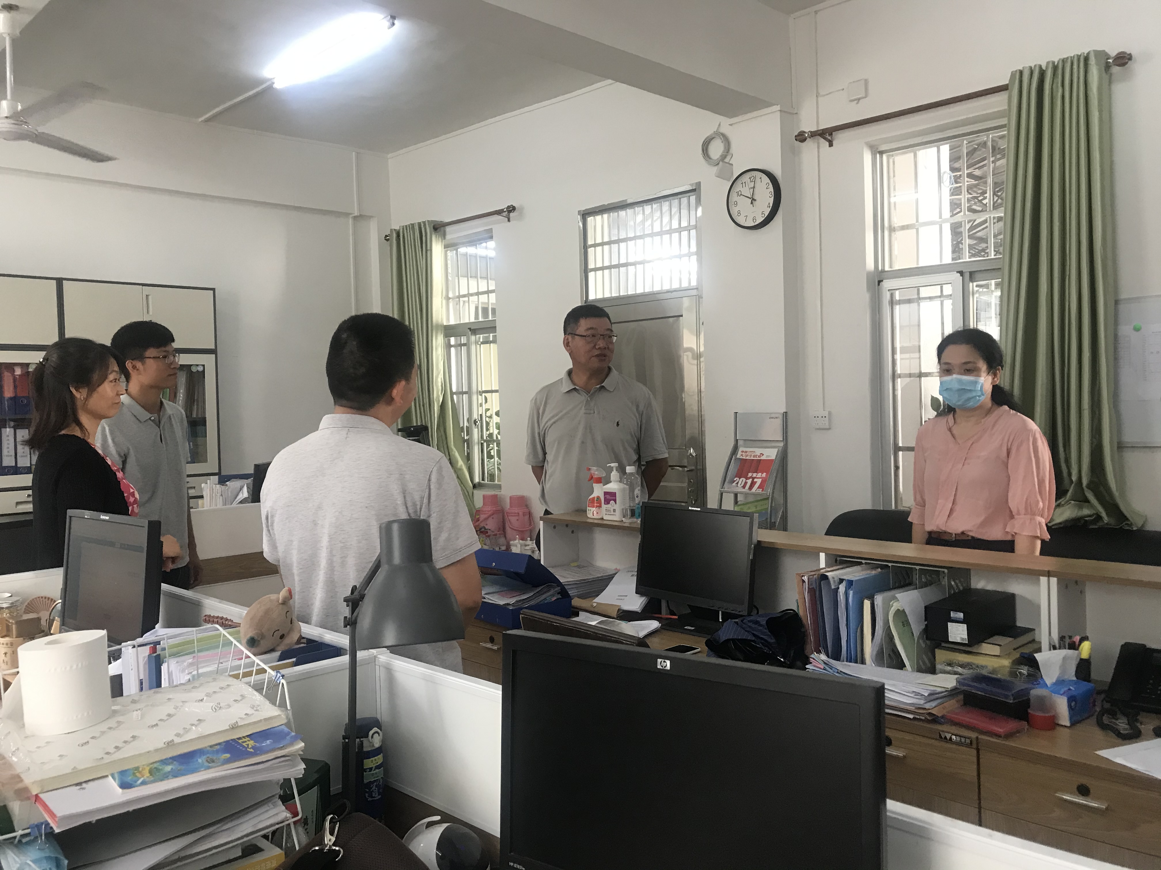 林强检查指导我校2020年招生录取和毕业生就业工作