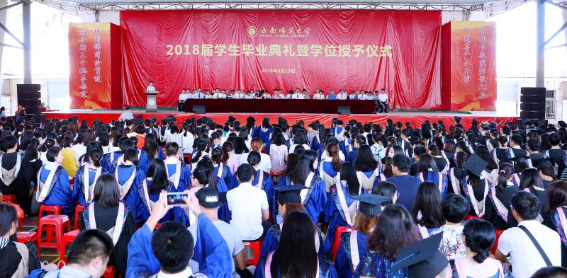 海南师范大学2018届毕业典礼暨学位授予仪式隆重举行