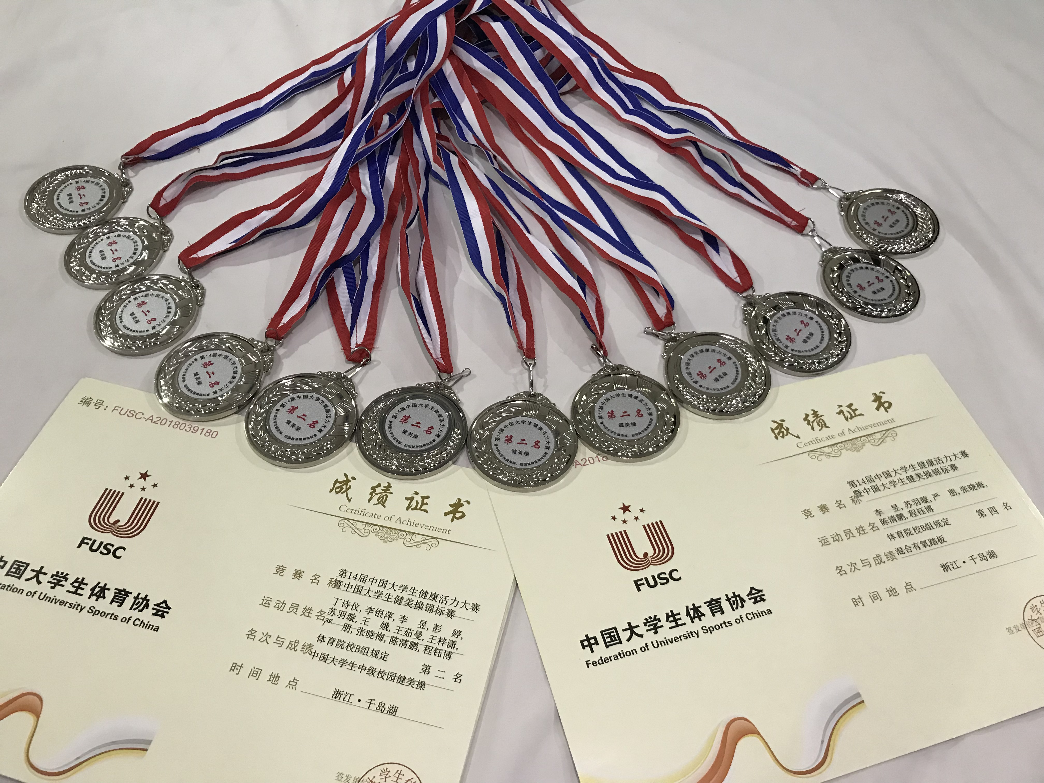 我校健美操队在中国大学生健康活力大赛中获佳绩