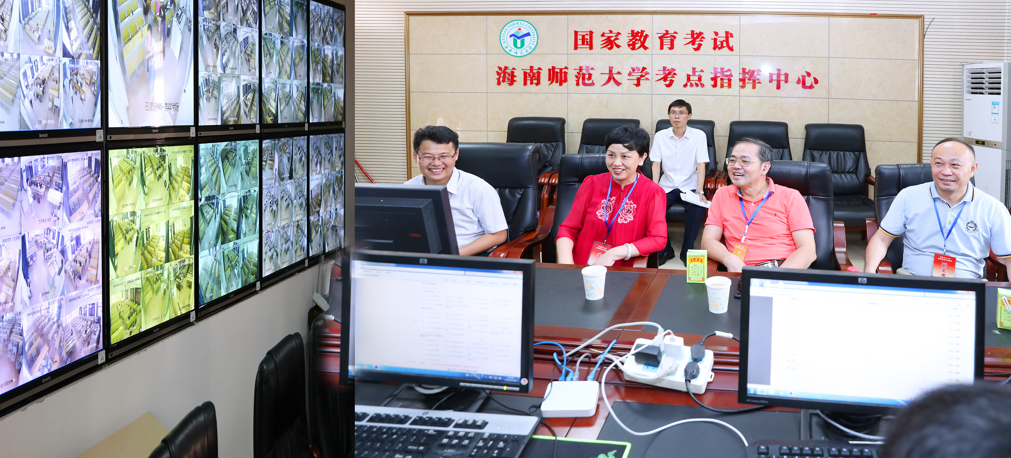 校领导深入2019年上半年海南省中小学教师资格面试现场巡视