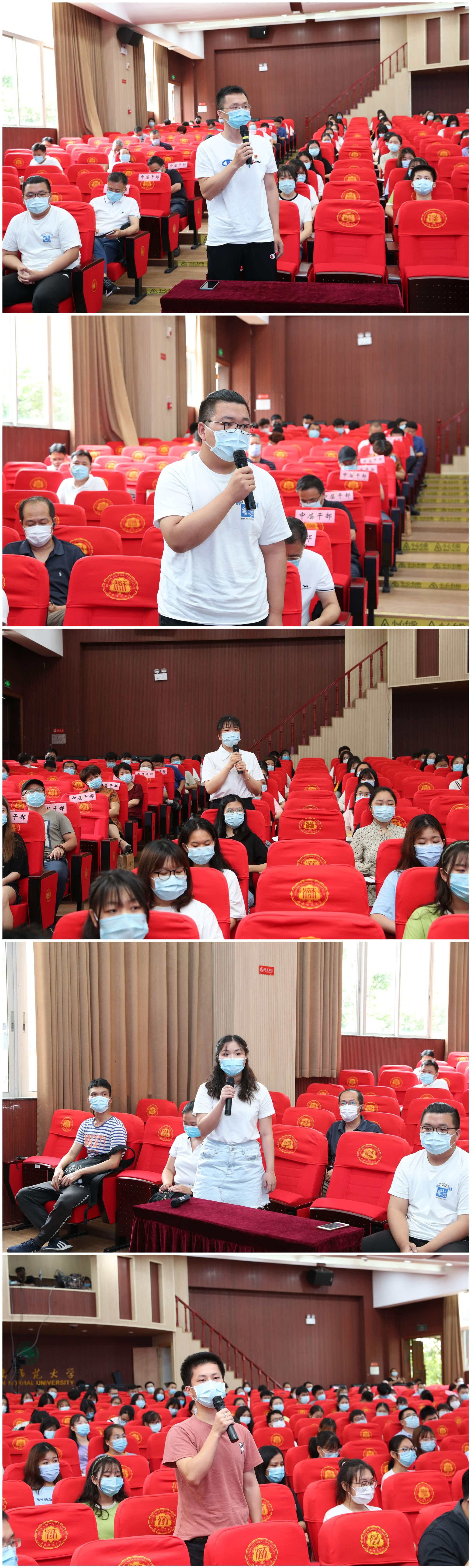 李红梅为两万师生开讲“开学第一课”