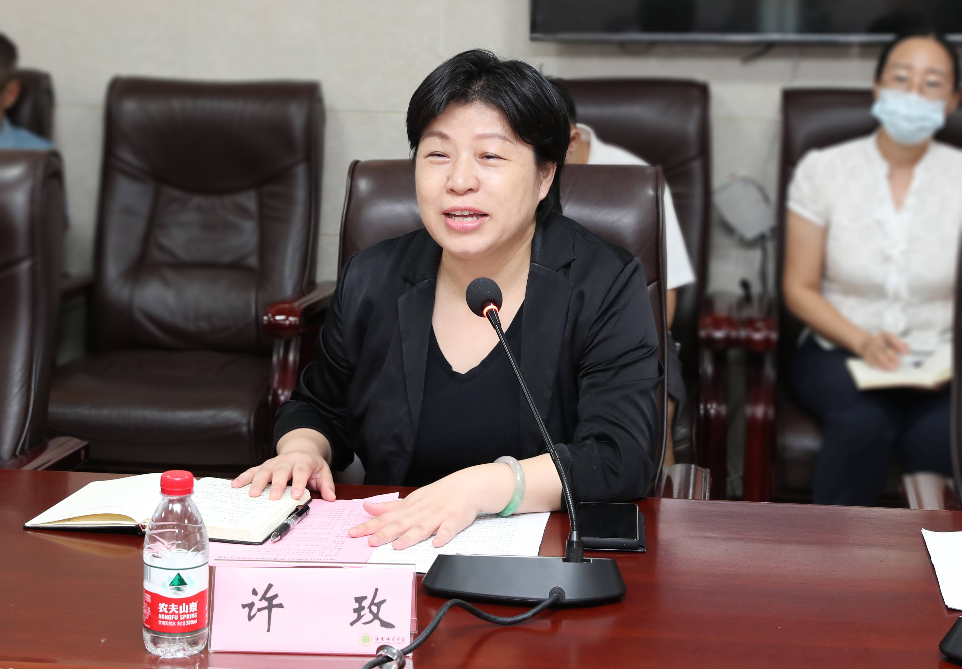 省委网信办督察组付红星一行到我校督查网信工作责任制落实情况