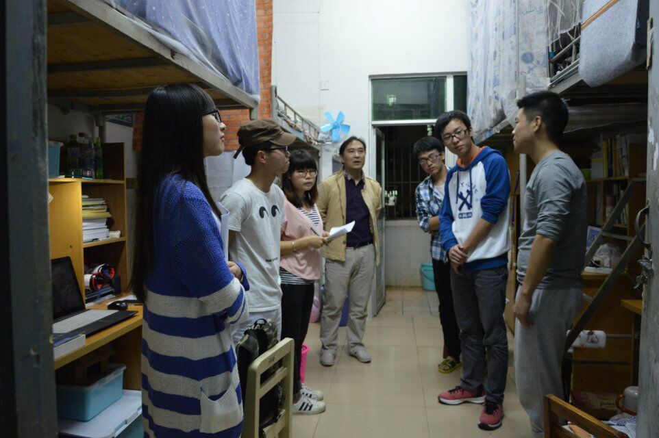 教育与心理学院进行文明宿舍评选