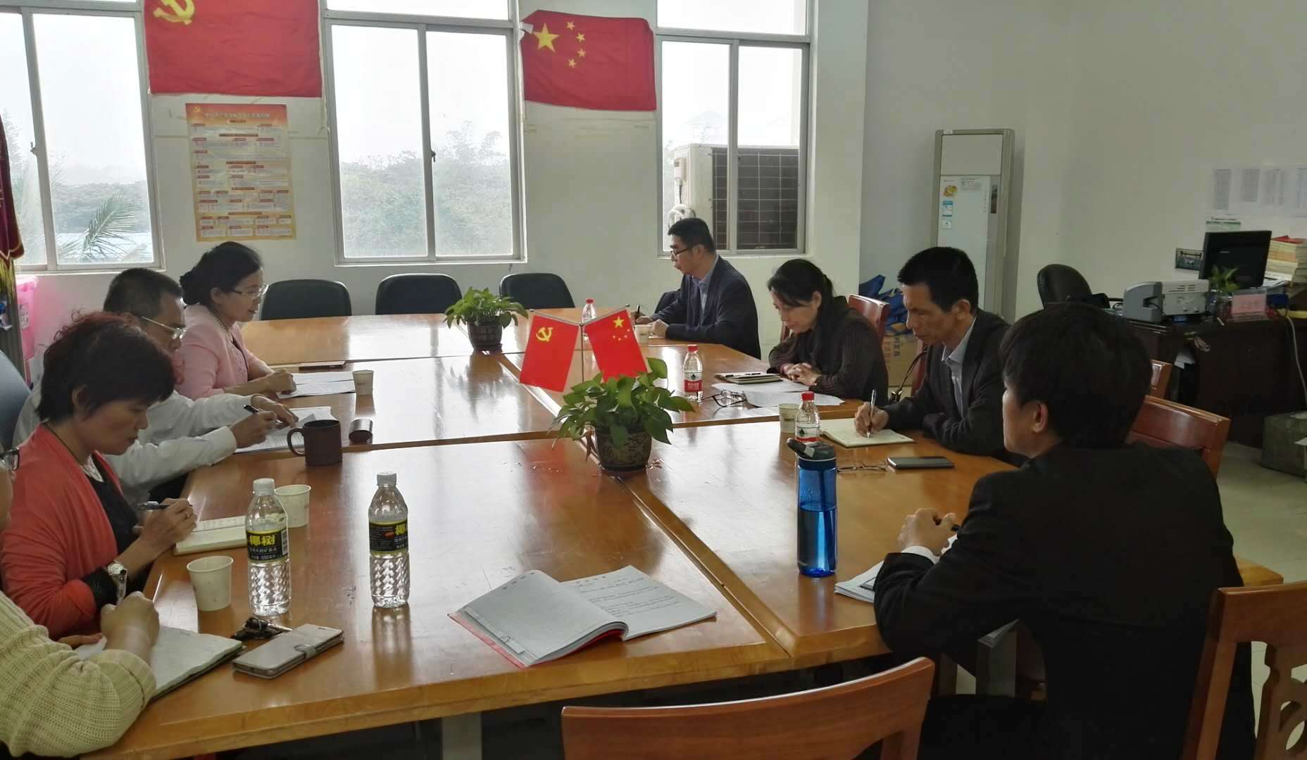 刁晓平副书记到基层单位调研