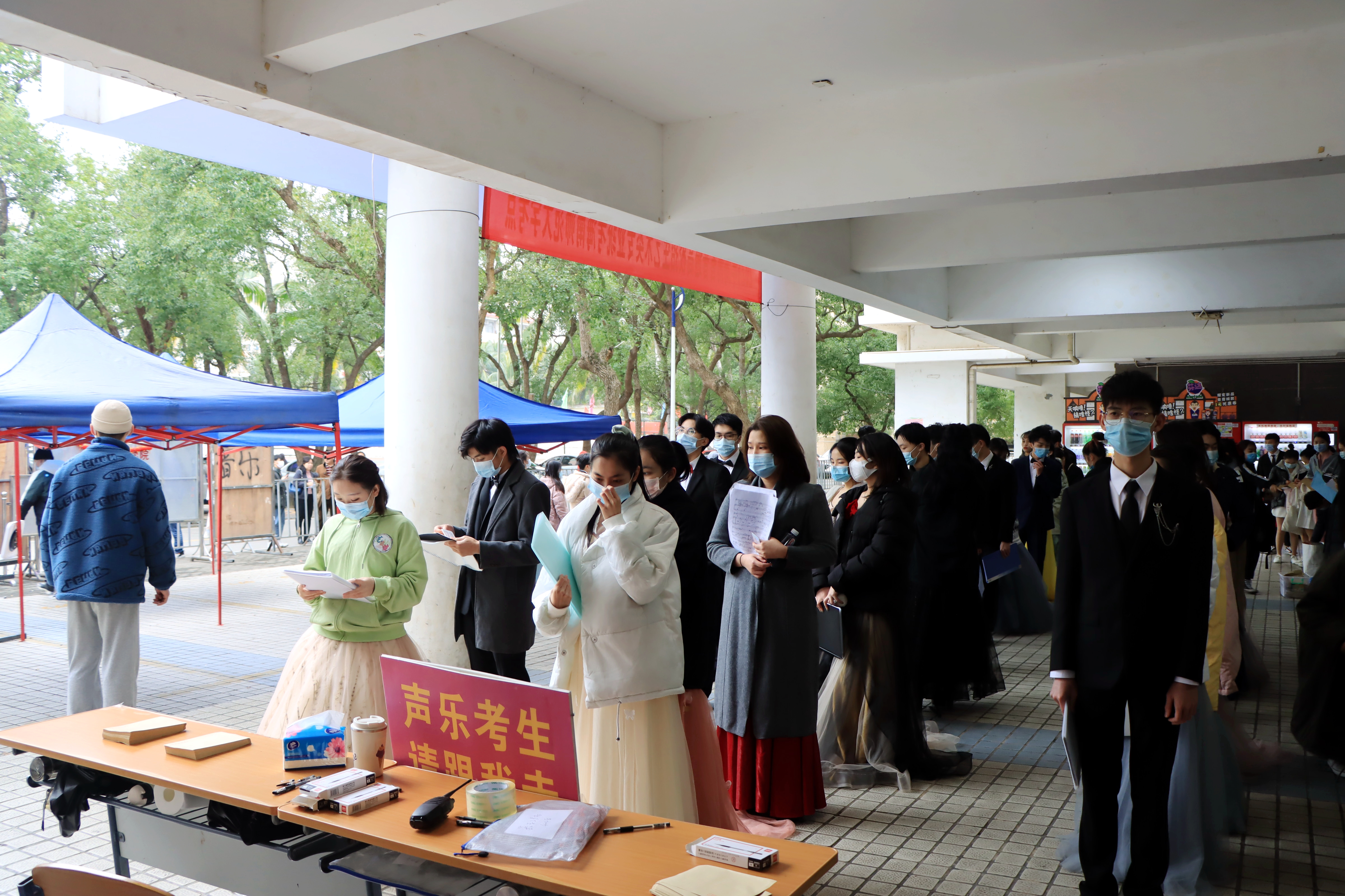 海南省2021年普通高校招生艺术类统考在我校举行