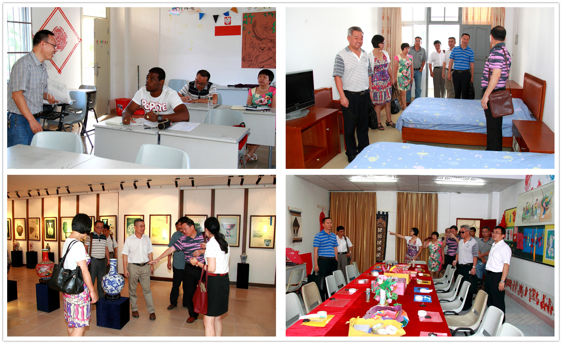 省教育厅高校国际学生教育工作检查组来校检查