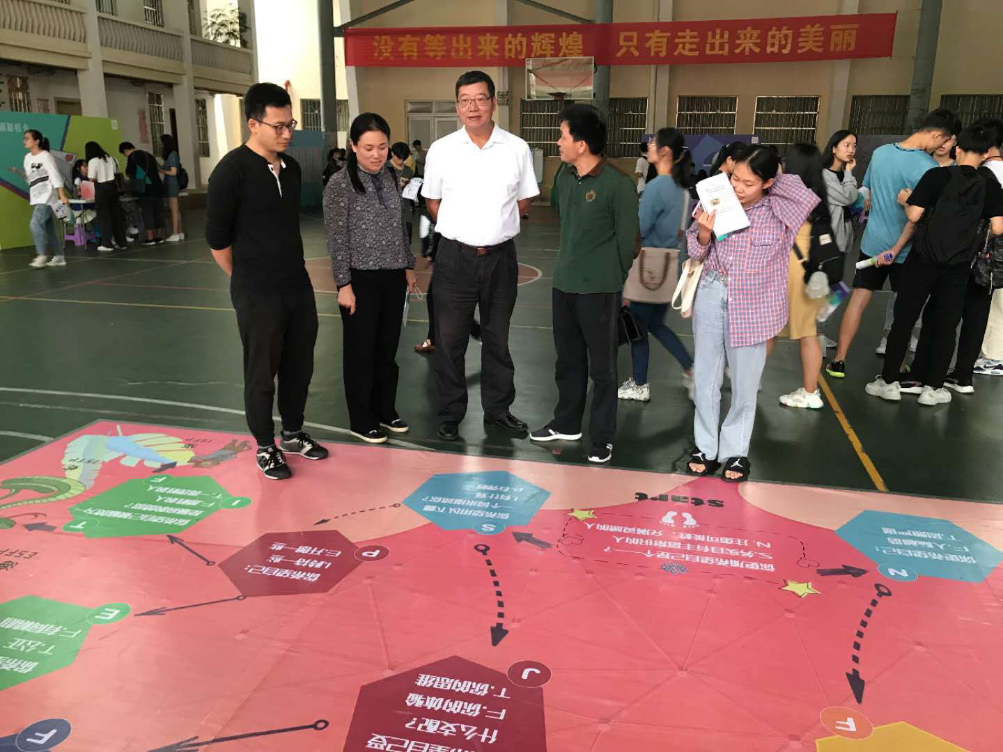 林强参加2019级本科生职业生涯体验活动