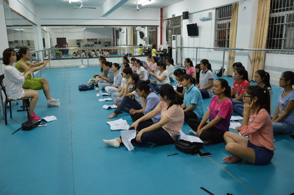 教育与心理学院积极筹备合唱比赛