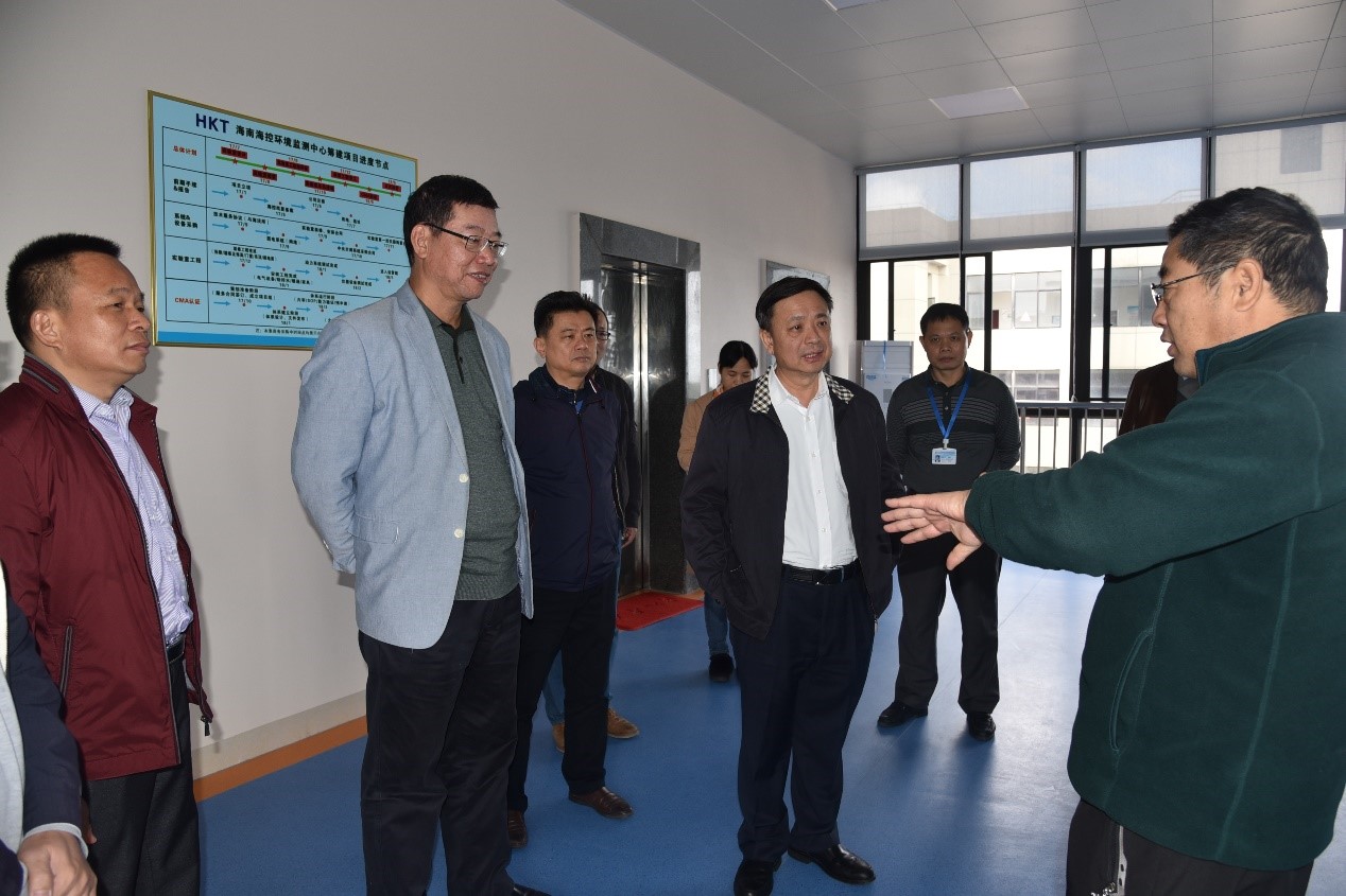 海南省政协副主席、科技厅厅长史贻云到科技园调研
