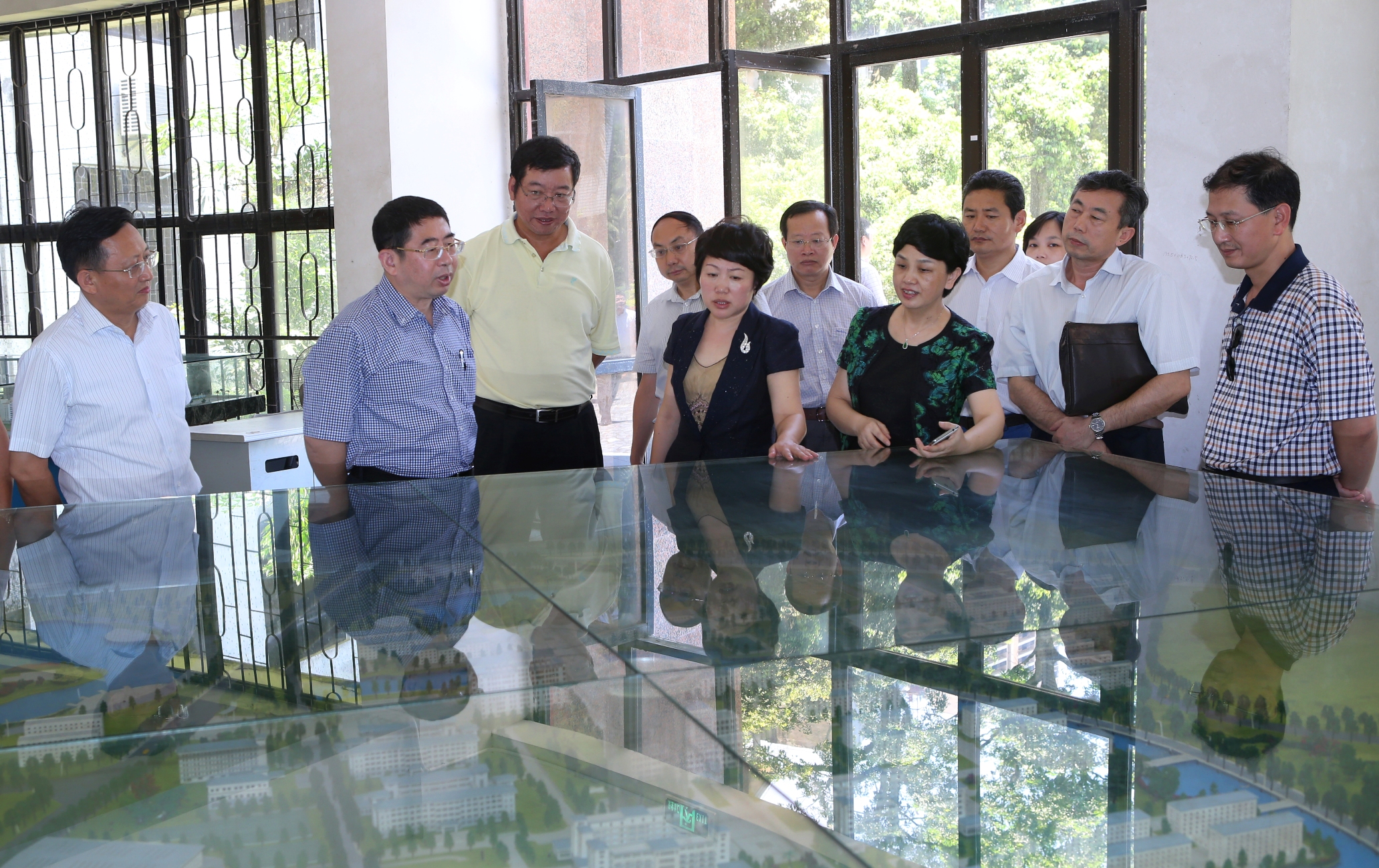 王路副省长一行来我校调研