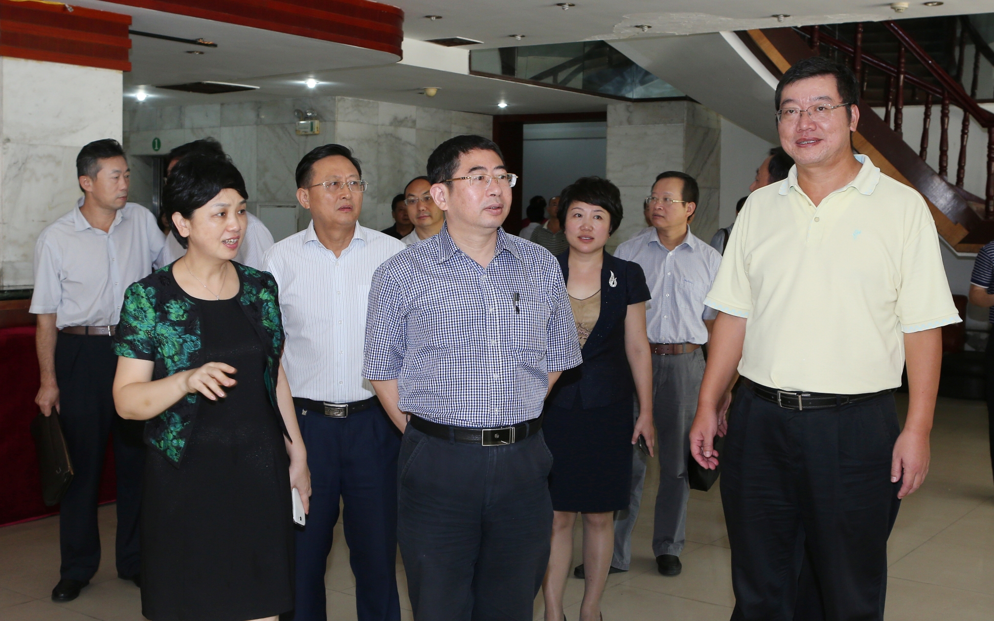 王路副省长一行来我校调研