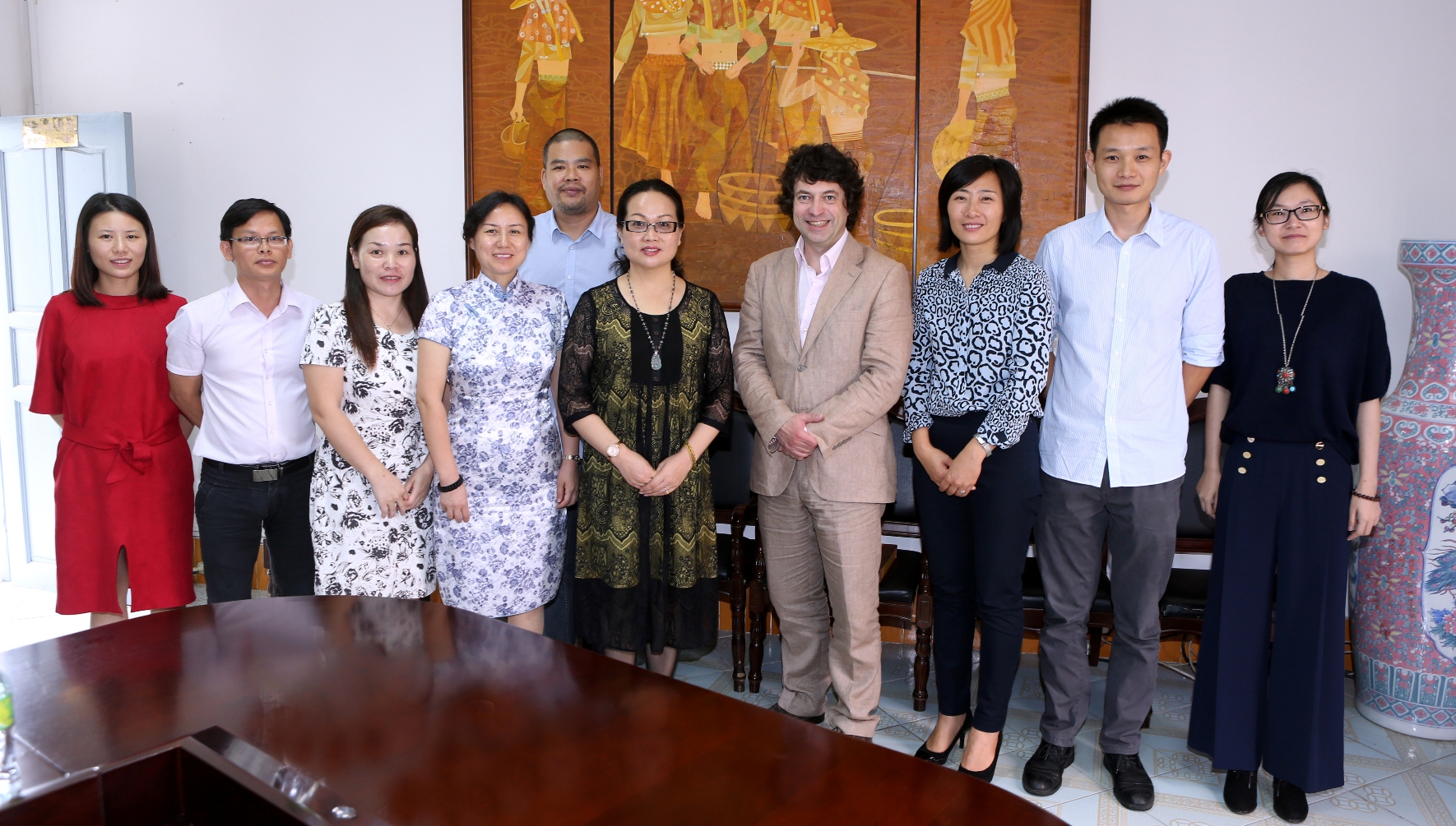 英国龙比亚大学代表团来访