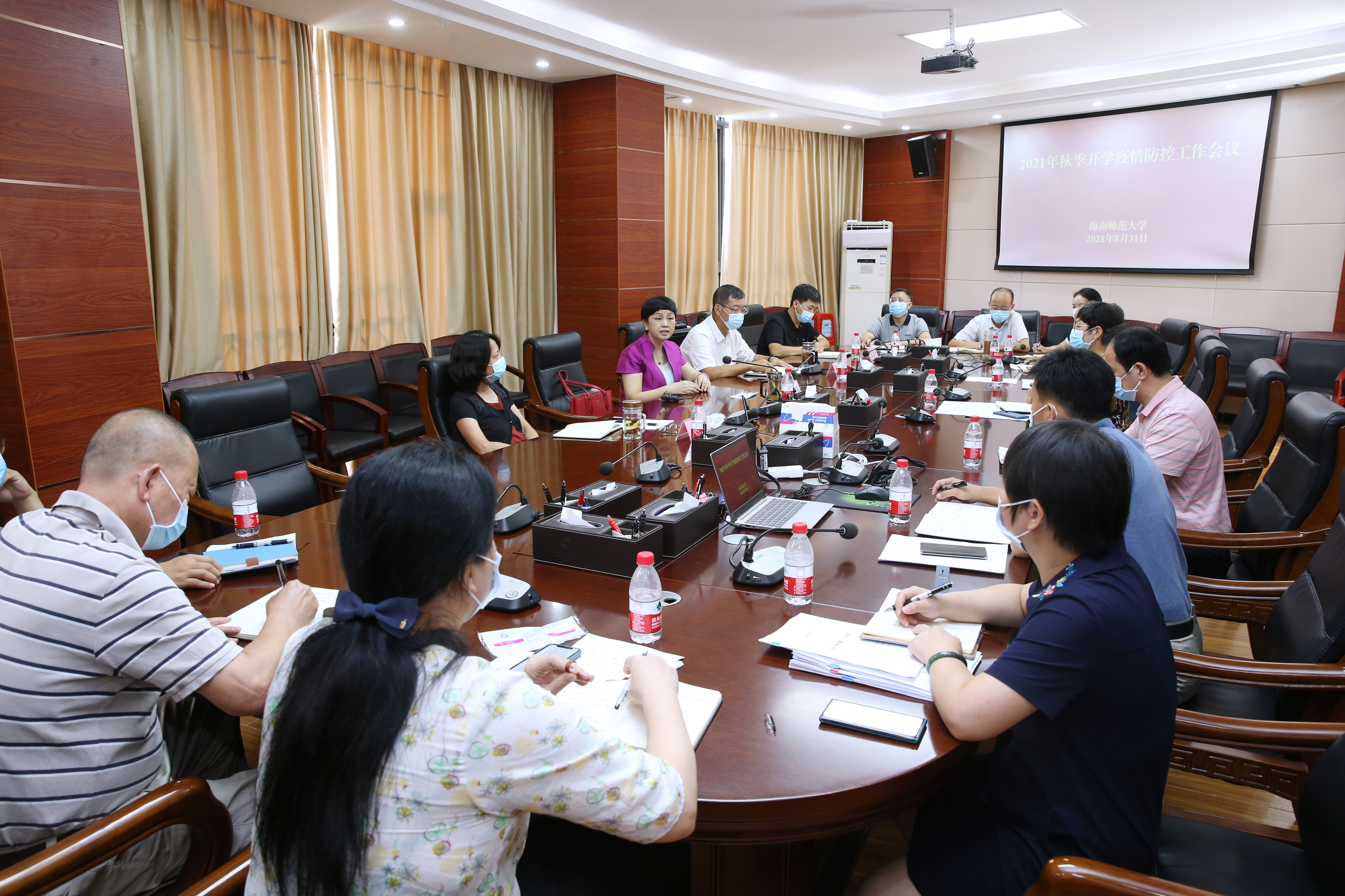 李红梅、林强检查部署秋季开学疫情防控工作