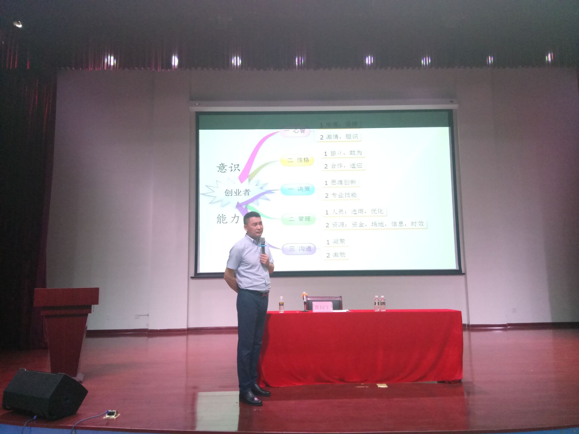 授创业之道启人智，宣假期安全育学生——记青年之声·“一学一做”文学院“新常态大学