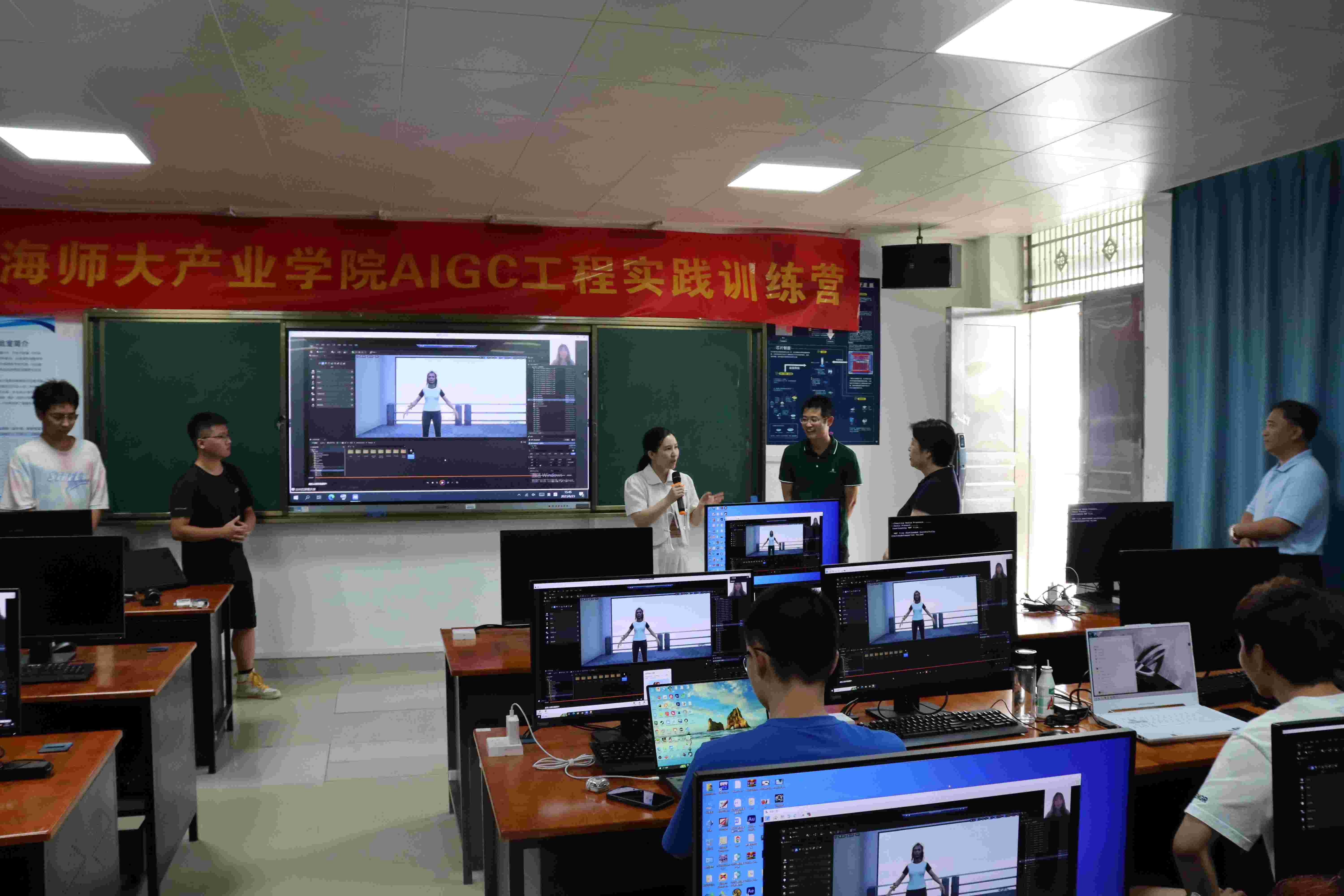 许玫调研桂林洋校区改造项目工程建设情况