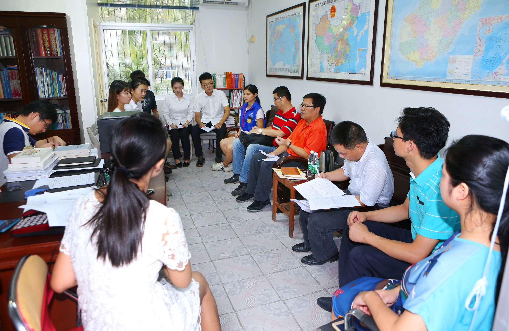 校领导调研志愿服务工作