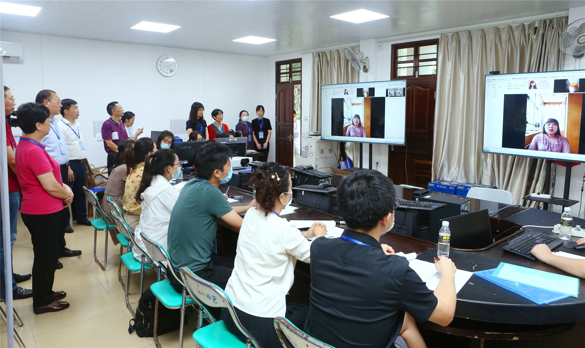 李红梅视察2020年硕士研究生招生远程复试工作