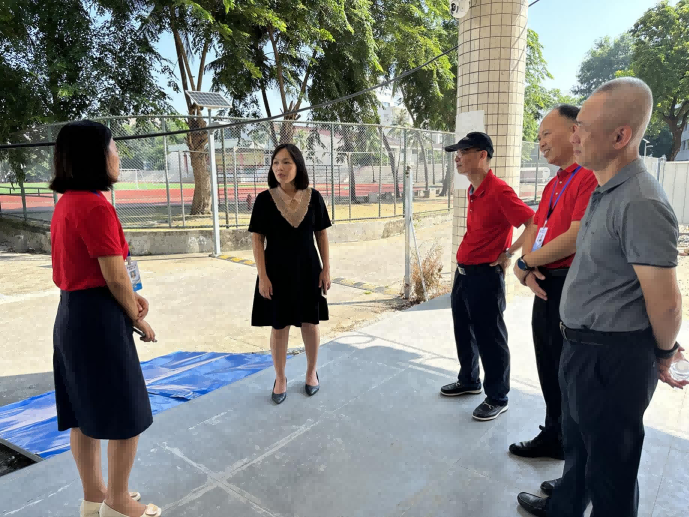 校领导到海师附小检查指导开学工作