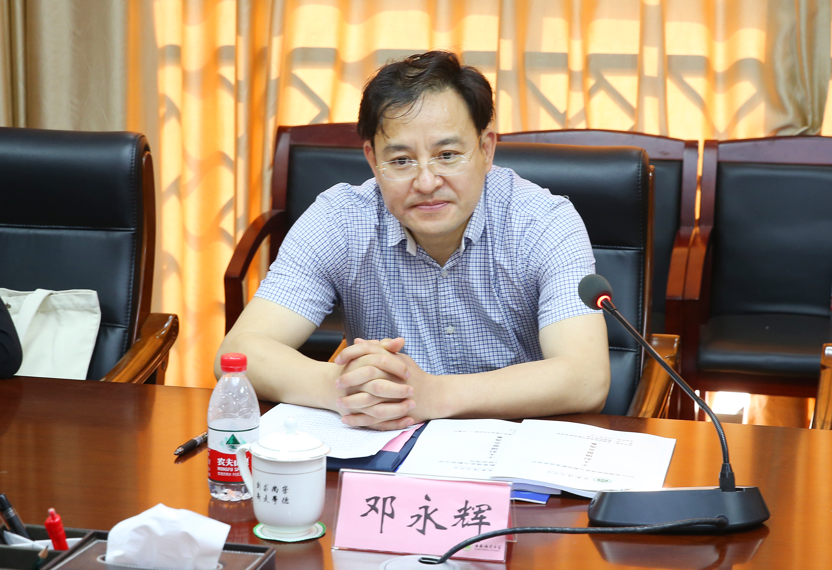 科技部引智司邓永辉副司长一行到我校调研