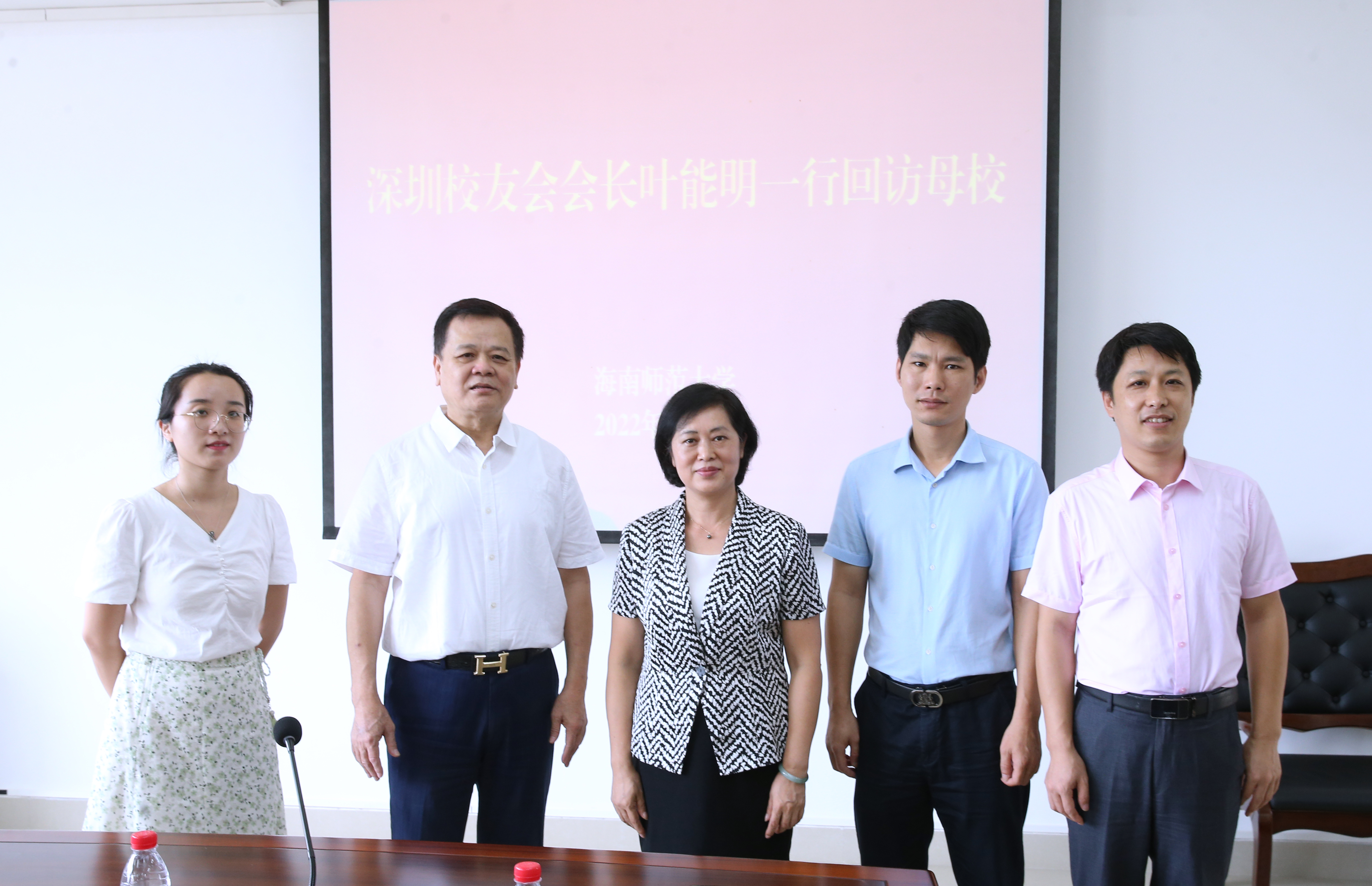 过建春会见深圳校友会会长叶能明一行