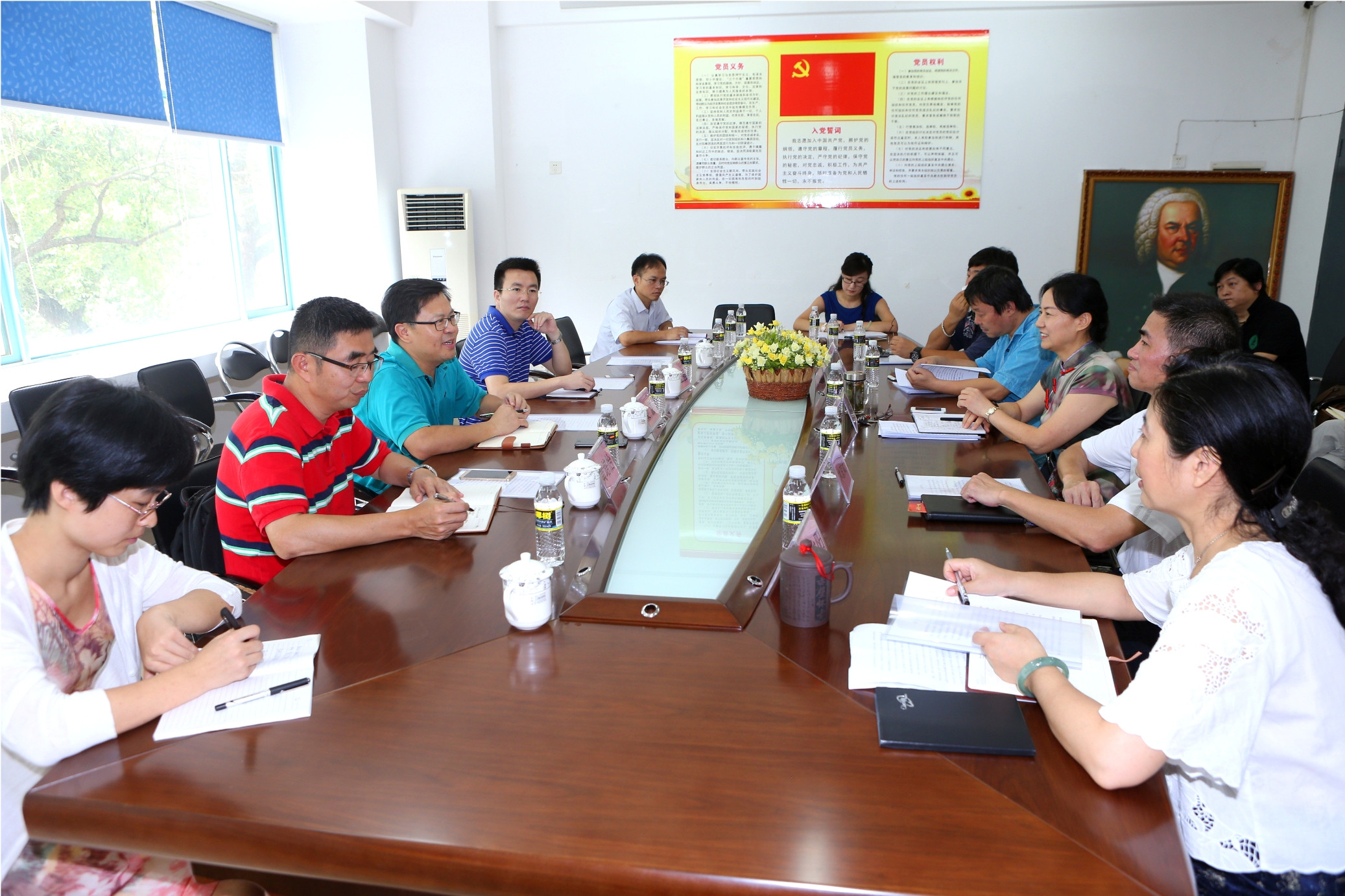 我校党委书记李红梅到数学与统计学院调研