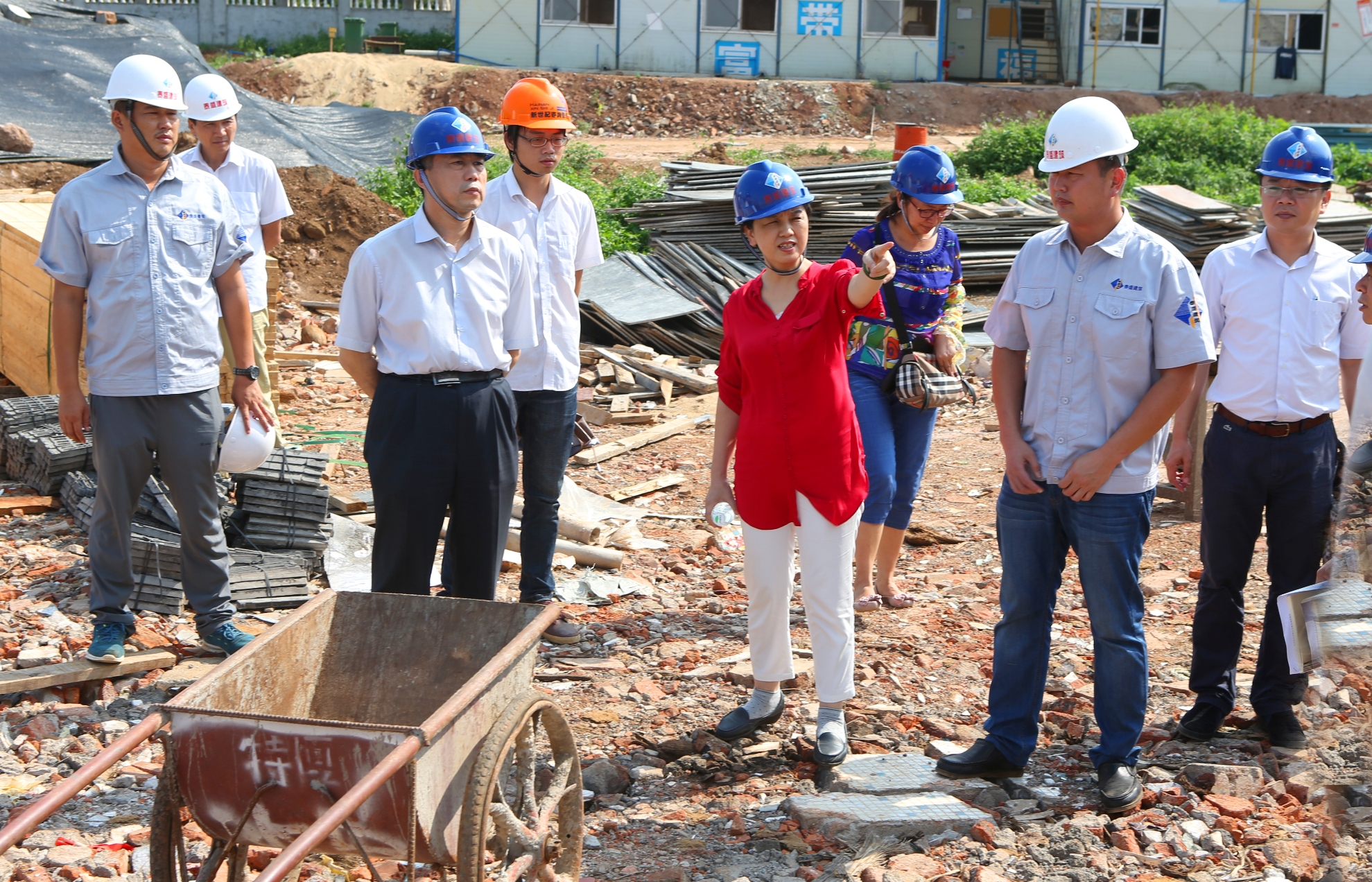 李红梅书记到桂林洋校区调研工程项目建设工作