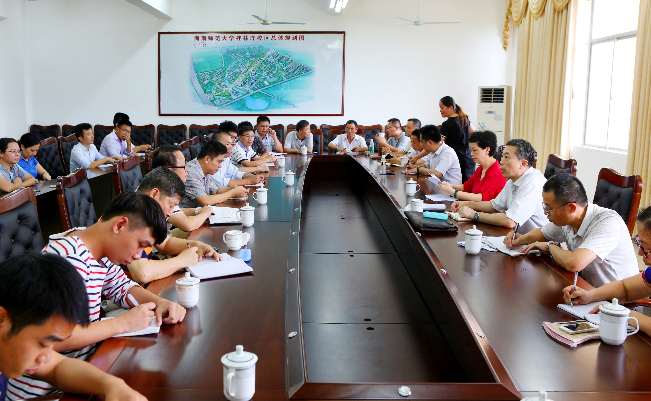 李红梅书记到桂林洋校区调研工程项目建设工作