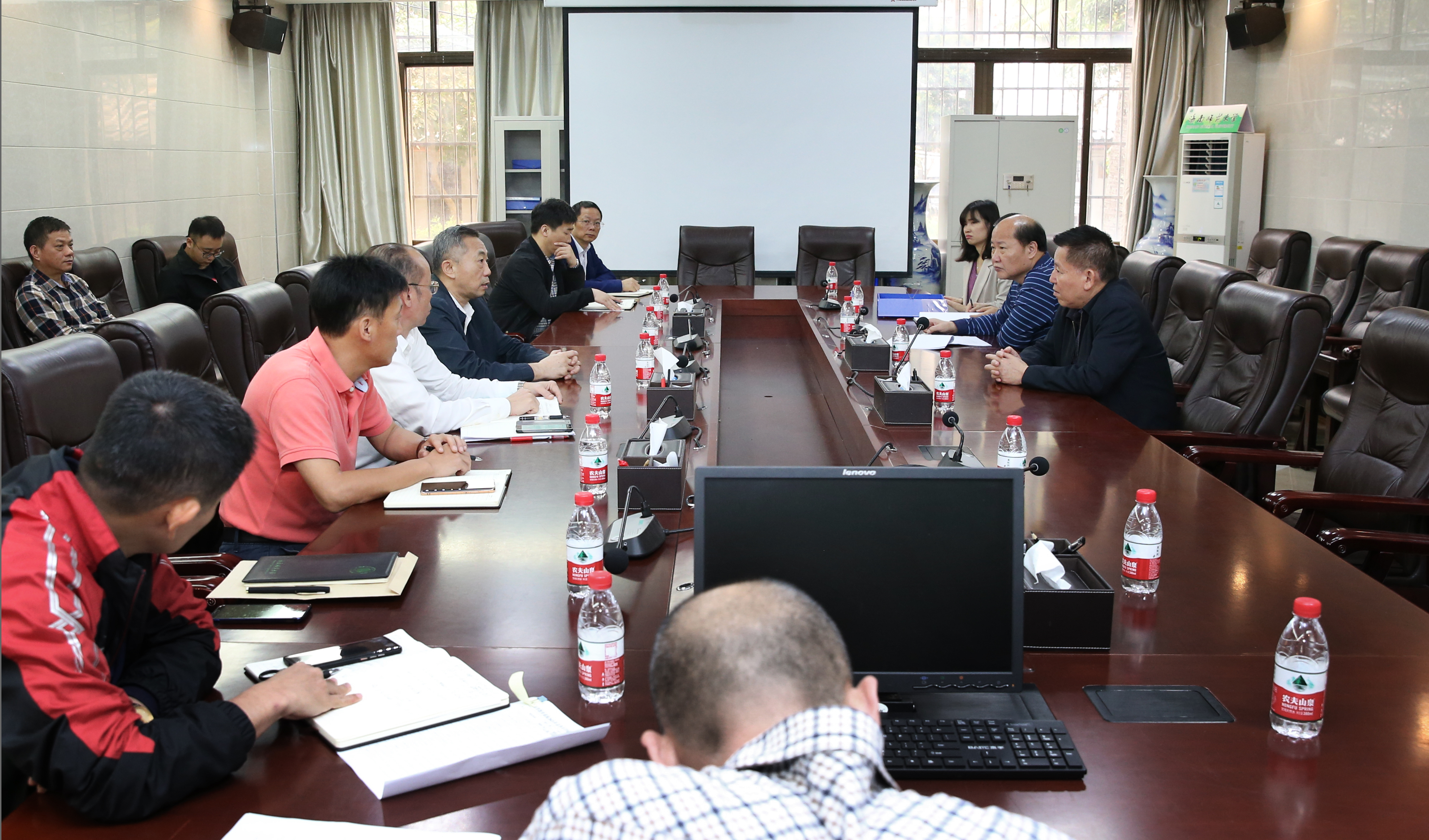 省教育厅督导检查组到我校检查2021年春季开学准备工作