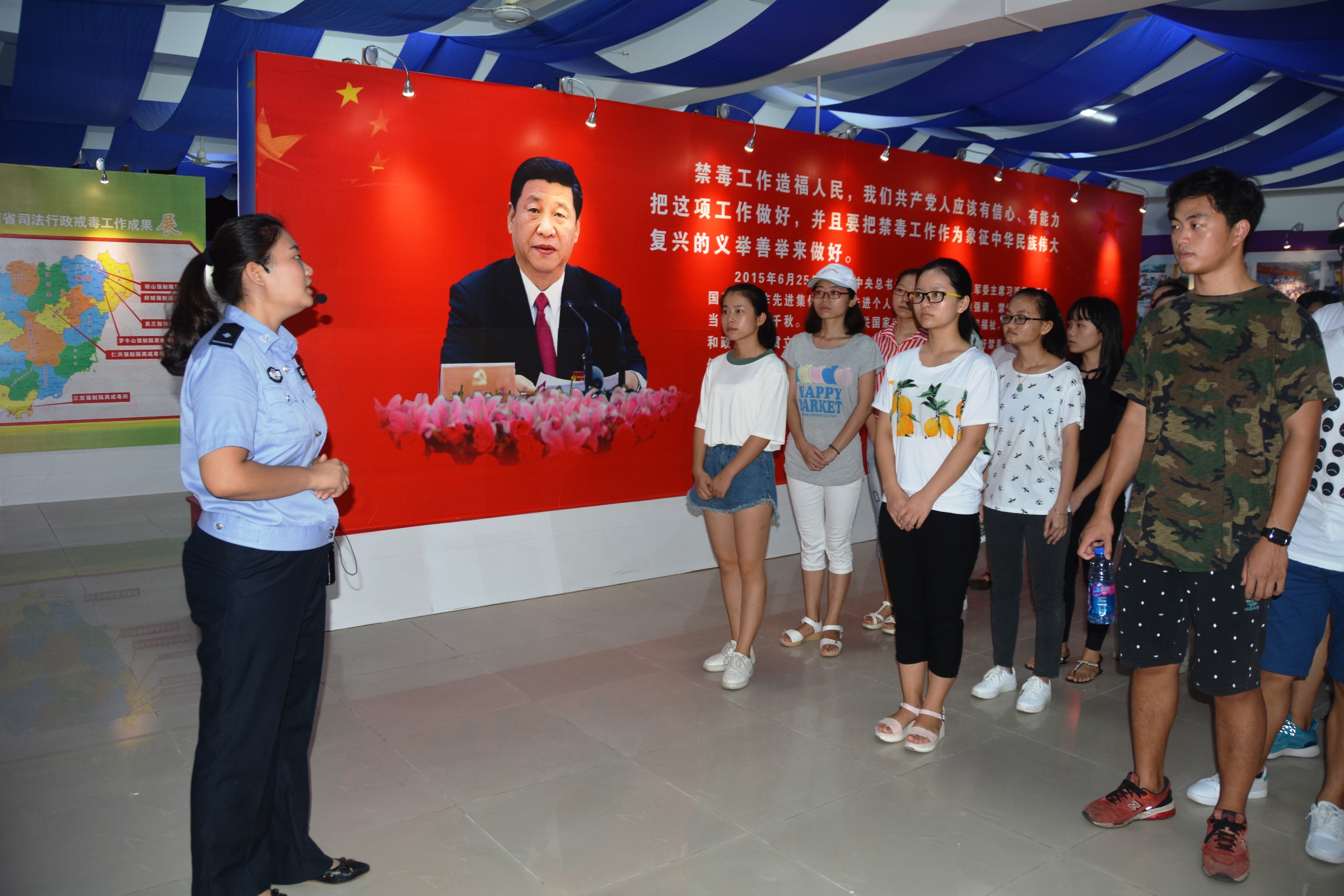生命科学学院学生党支部走进省琼山强制隔离戒毒所开展主题党日活动