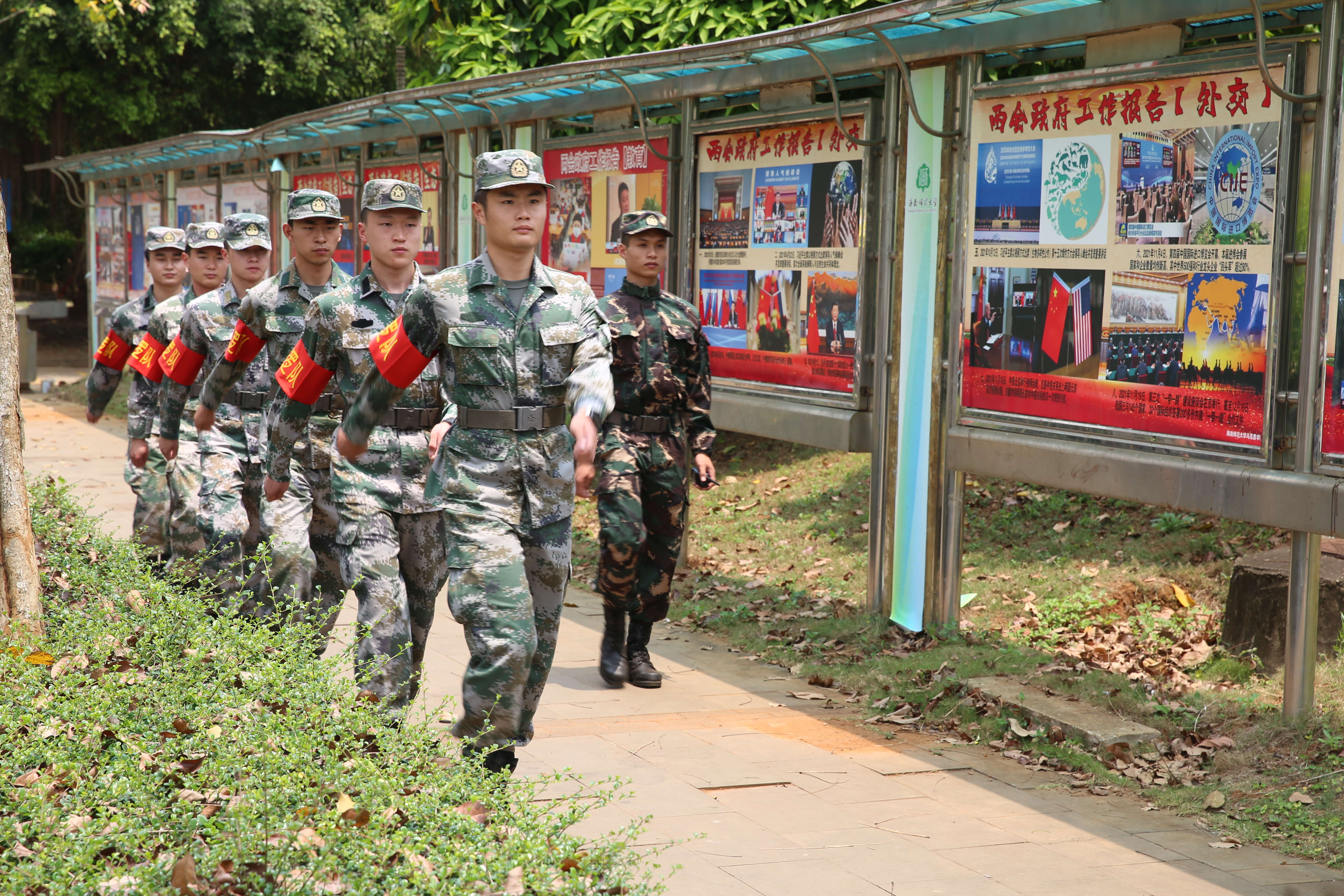 退伍大学生志愿战疫，同心共筑校园生命安全线