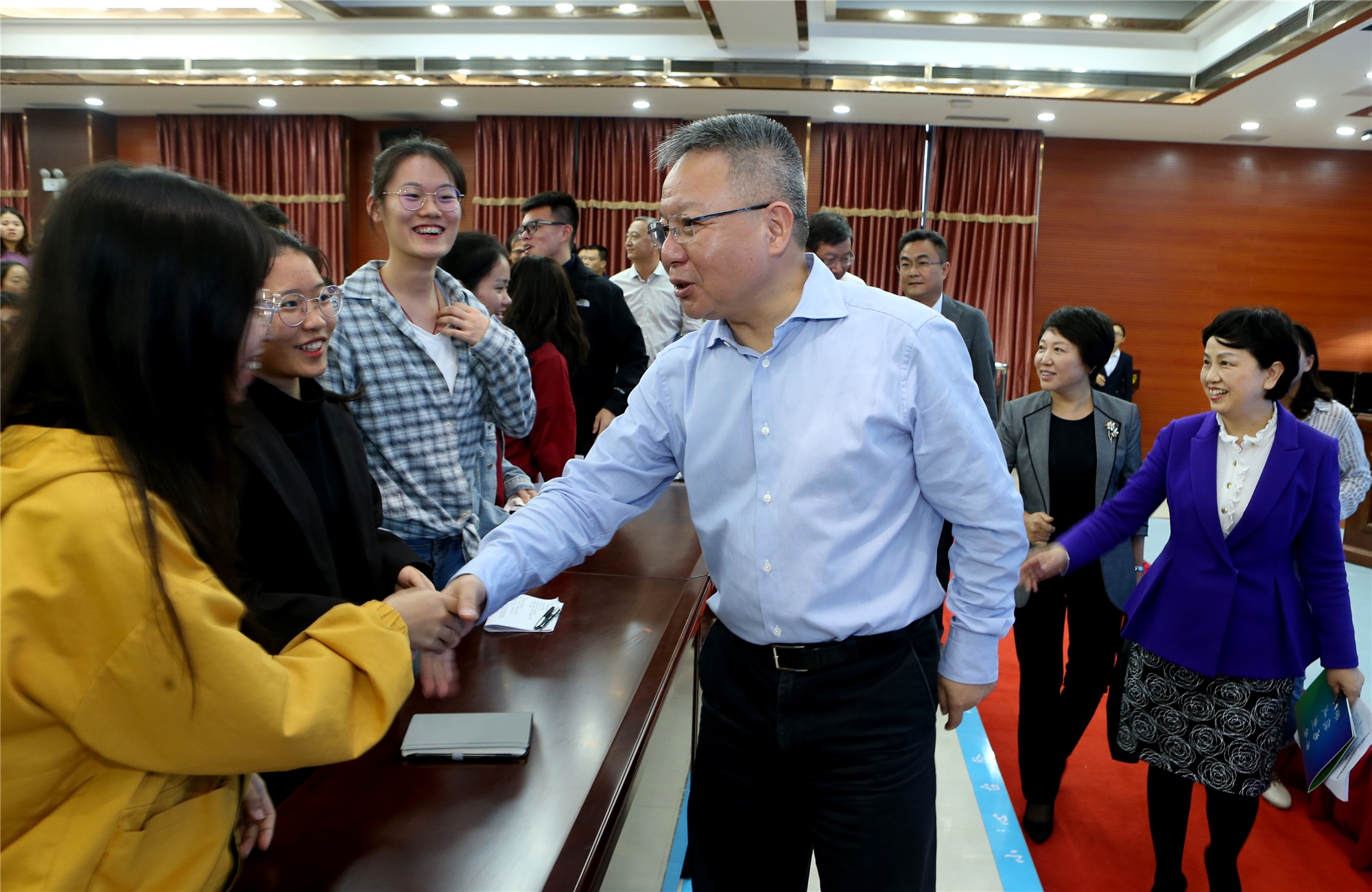 省长沈晓明为我校师生上思政课