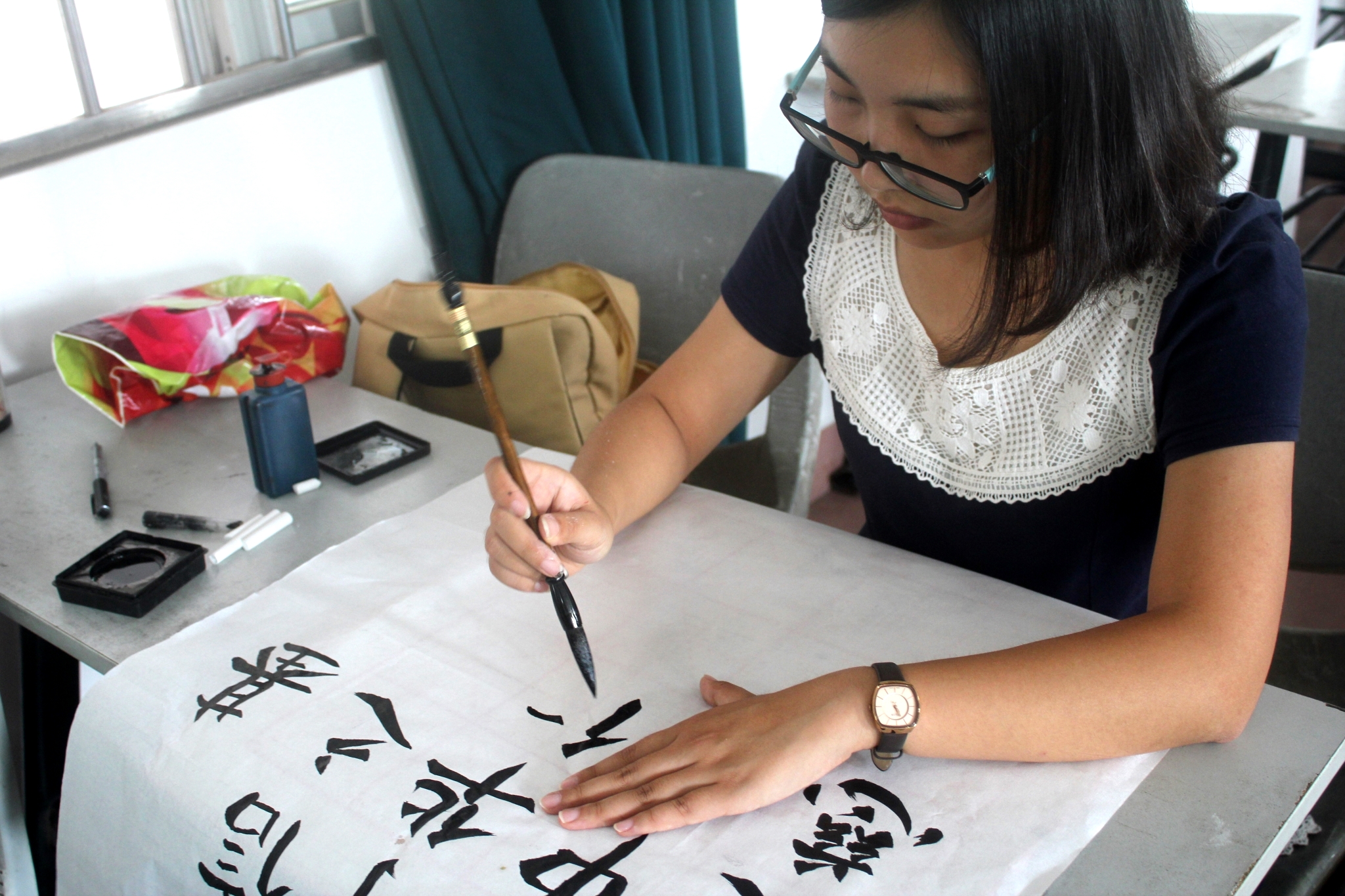 书写经典，传承文明――记初等教育学院三笔字大赛