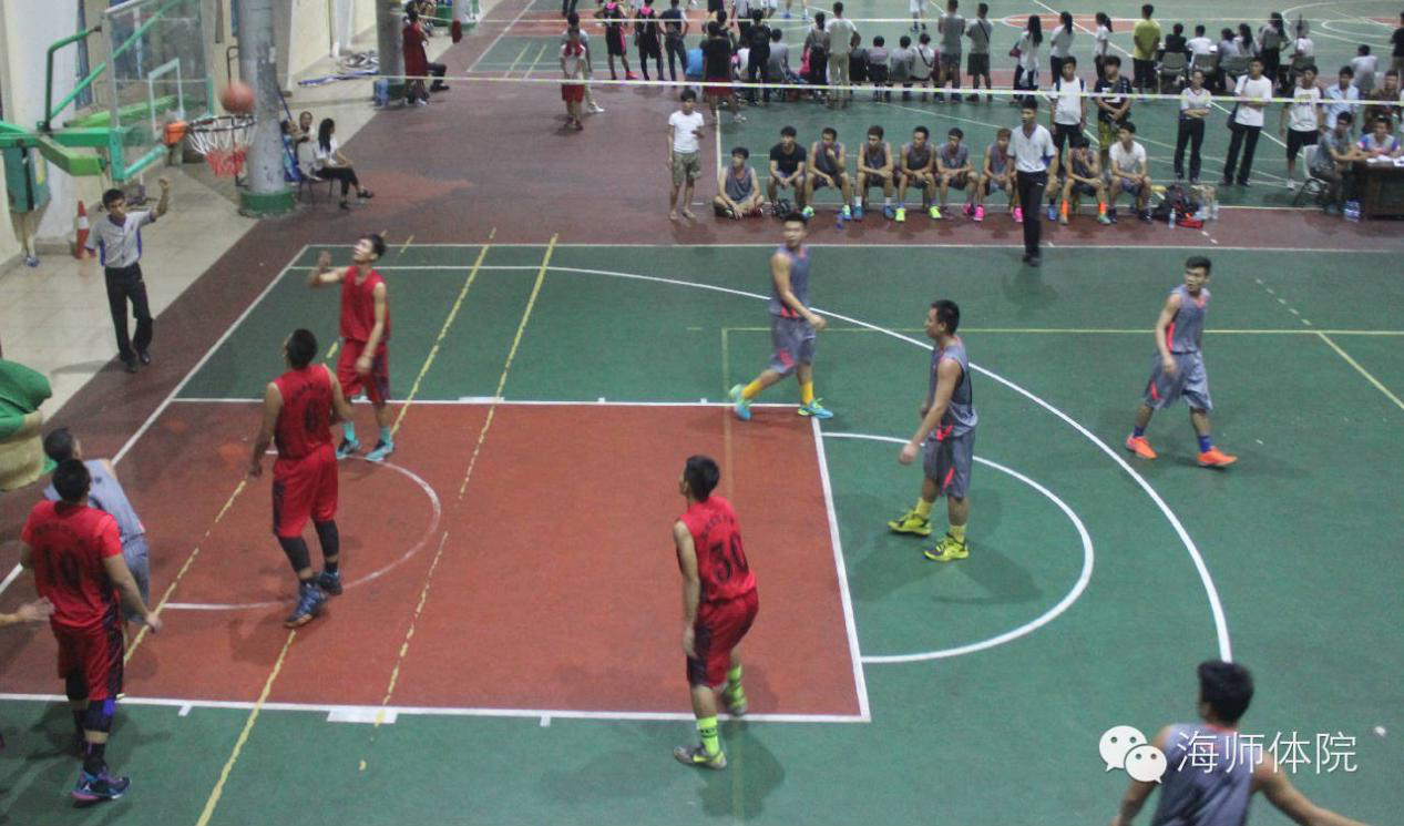 体育学院“迎新杯”篮球赛正式开幕