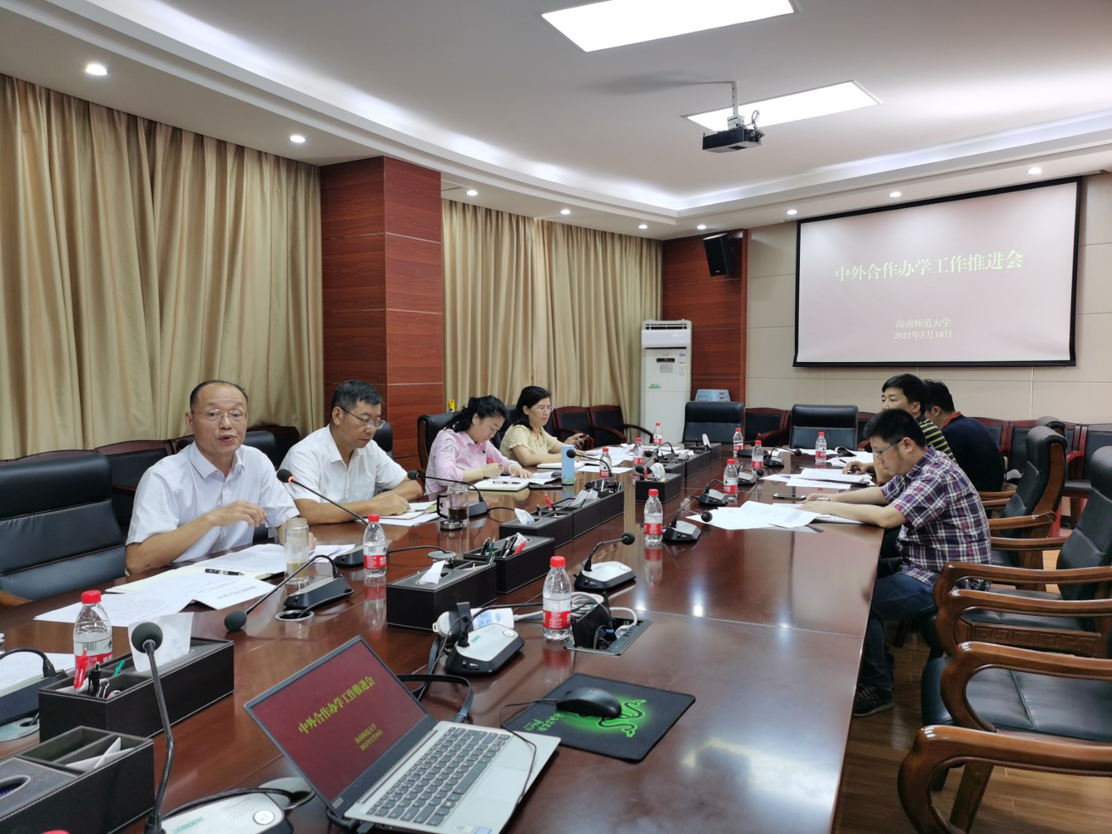 林强主持召开中外合作办学工作推进会