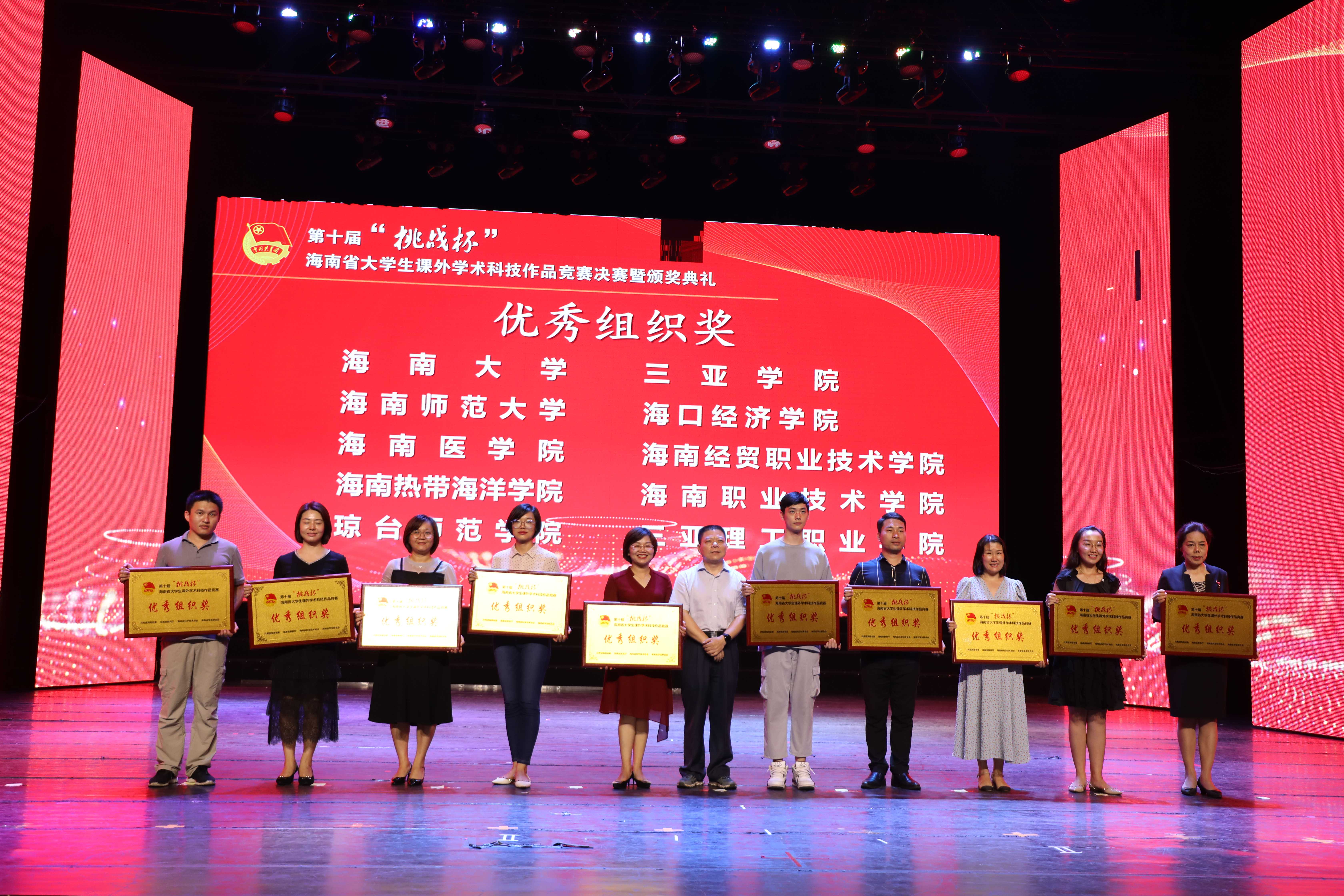 我校在海南省第十届“挑战杯”竞赛中获佳绩
