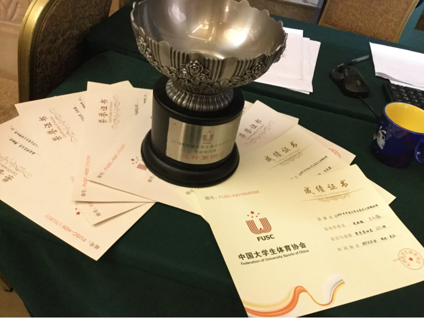 我校高尔夫球队囊获中国大学生高尔夫球锦标赛七大奖项