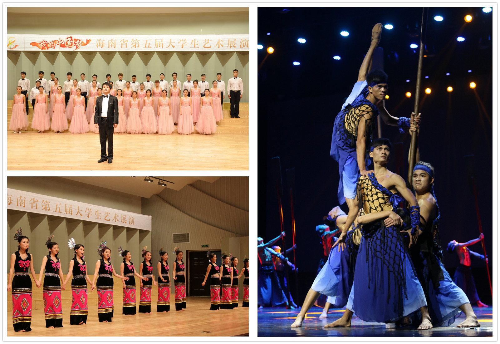 我校在海南省第五届大学生艺术展演中喜获佳绩