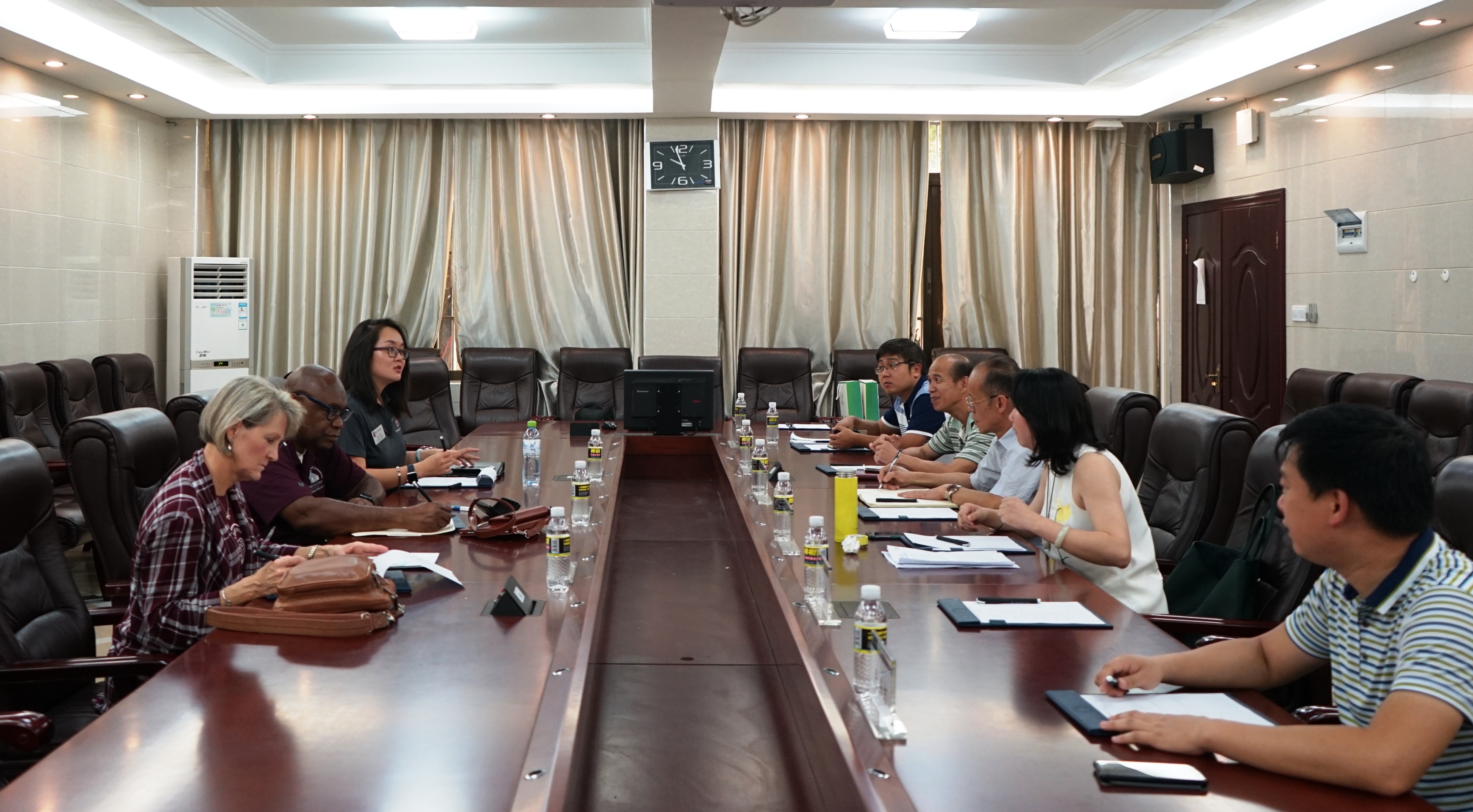 美国密苏里州立大学代表团再次访问我校