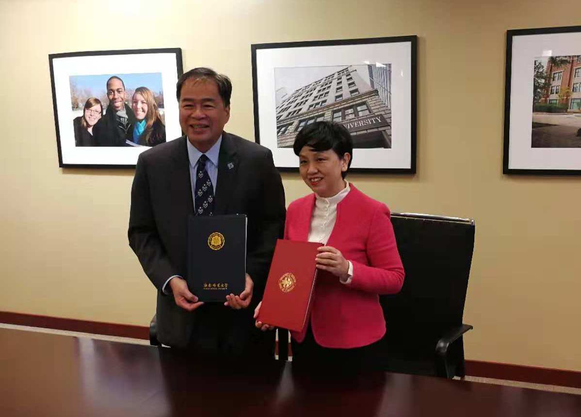 李红梅书记一行访问美国多所高校