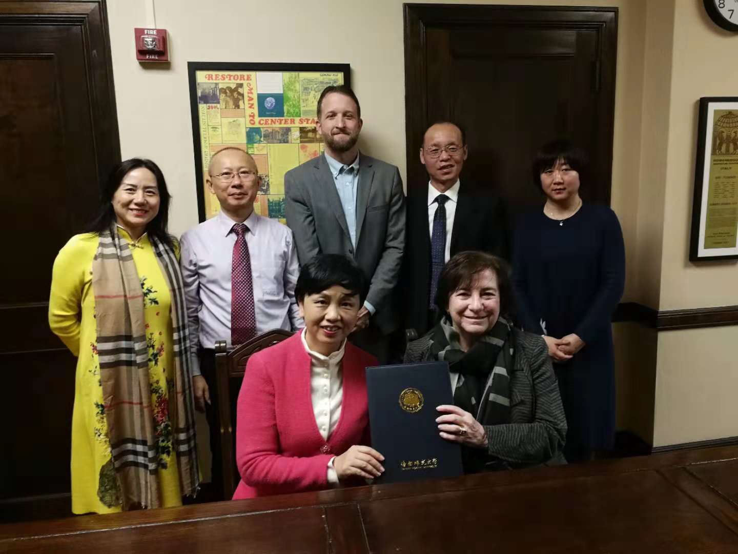 李红梅书记一行访问美国多所高校