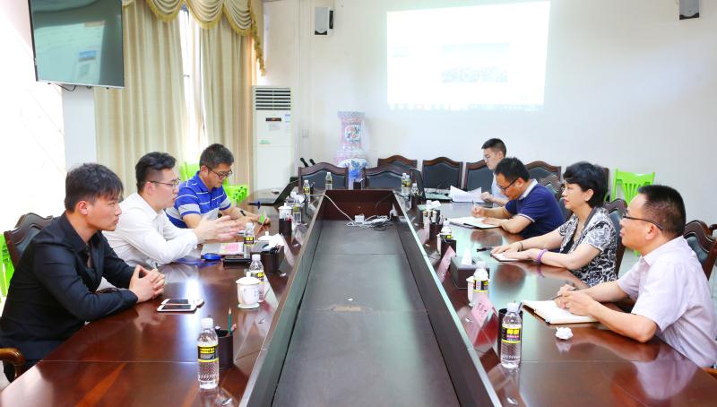 李红梅书记接待锦仓科技团队
